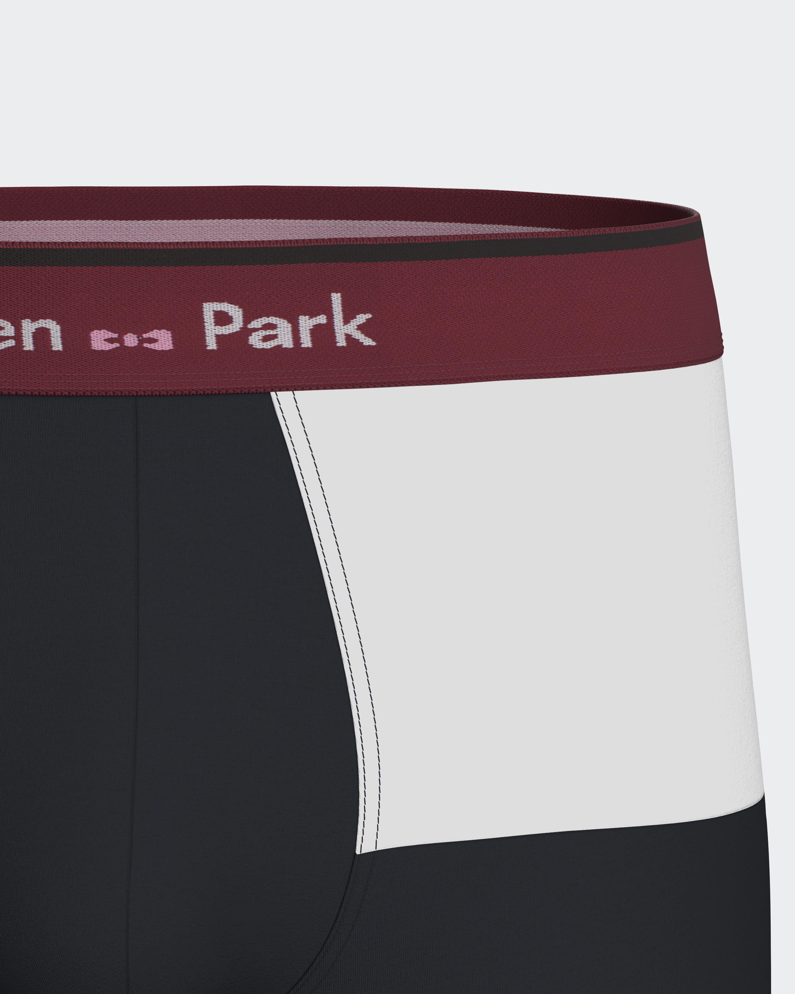 Boxer colorblock en coton