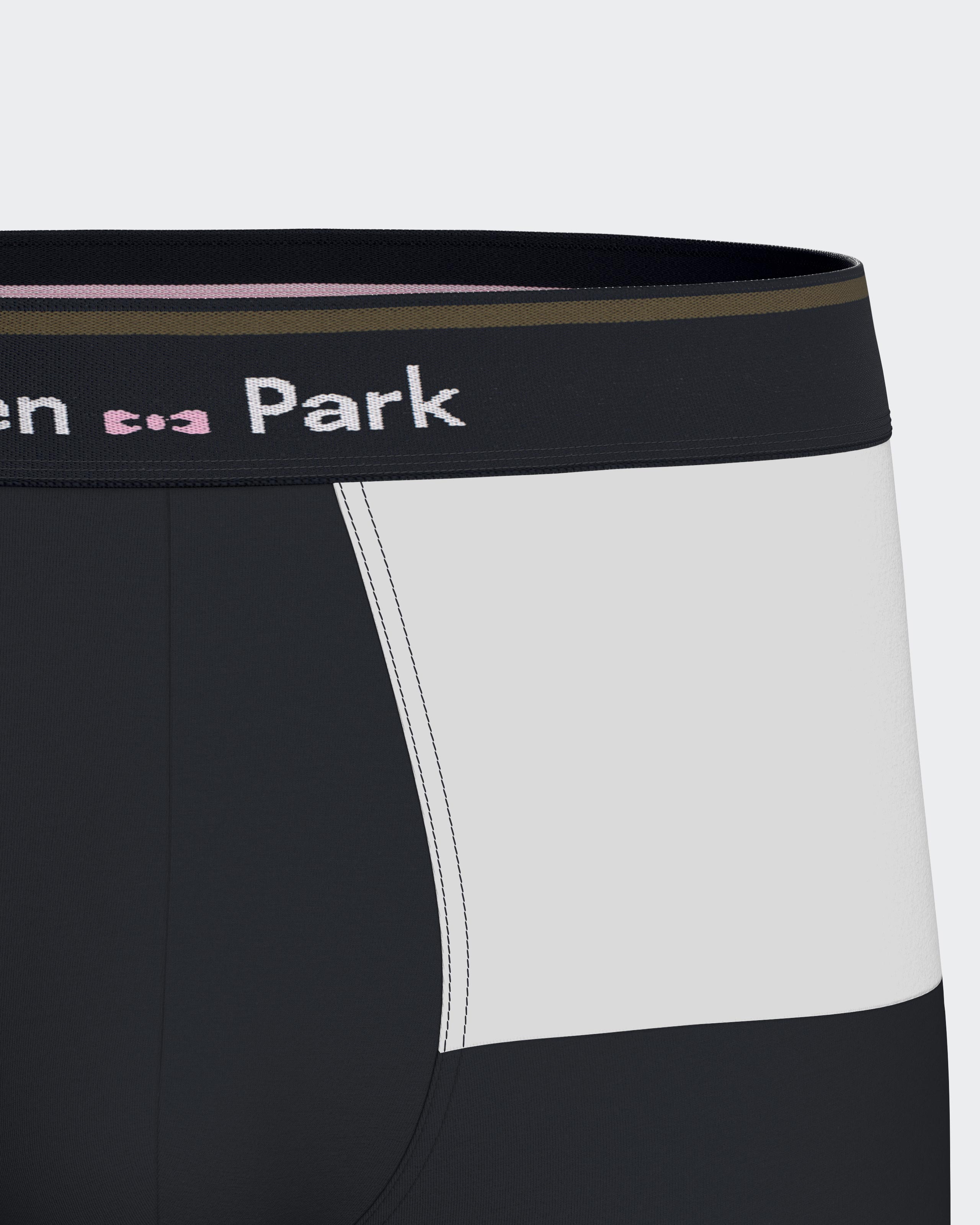Boxer colorblock en coton