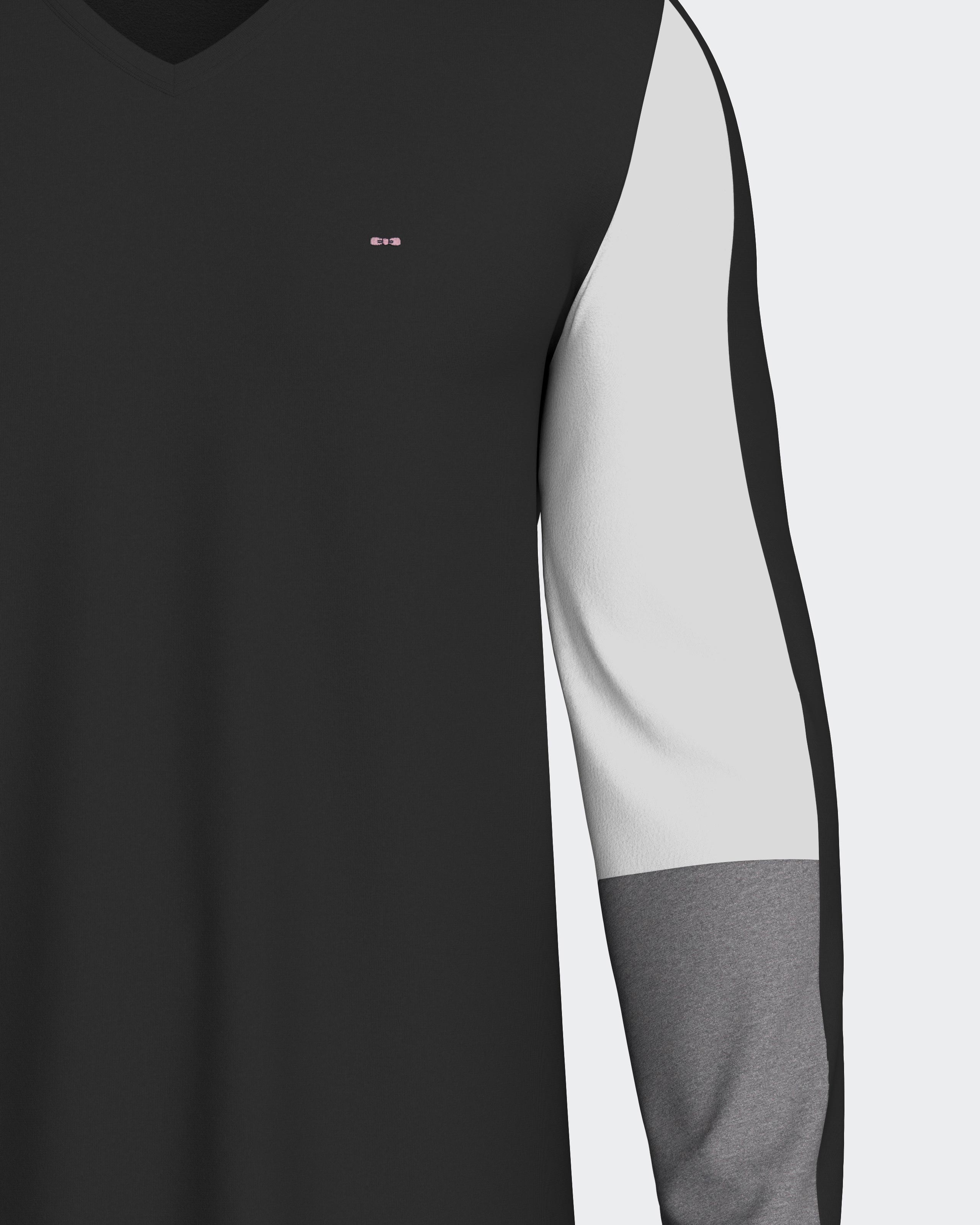 Pijama colorblock em Algodão