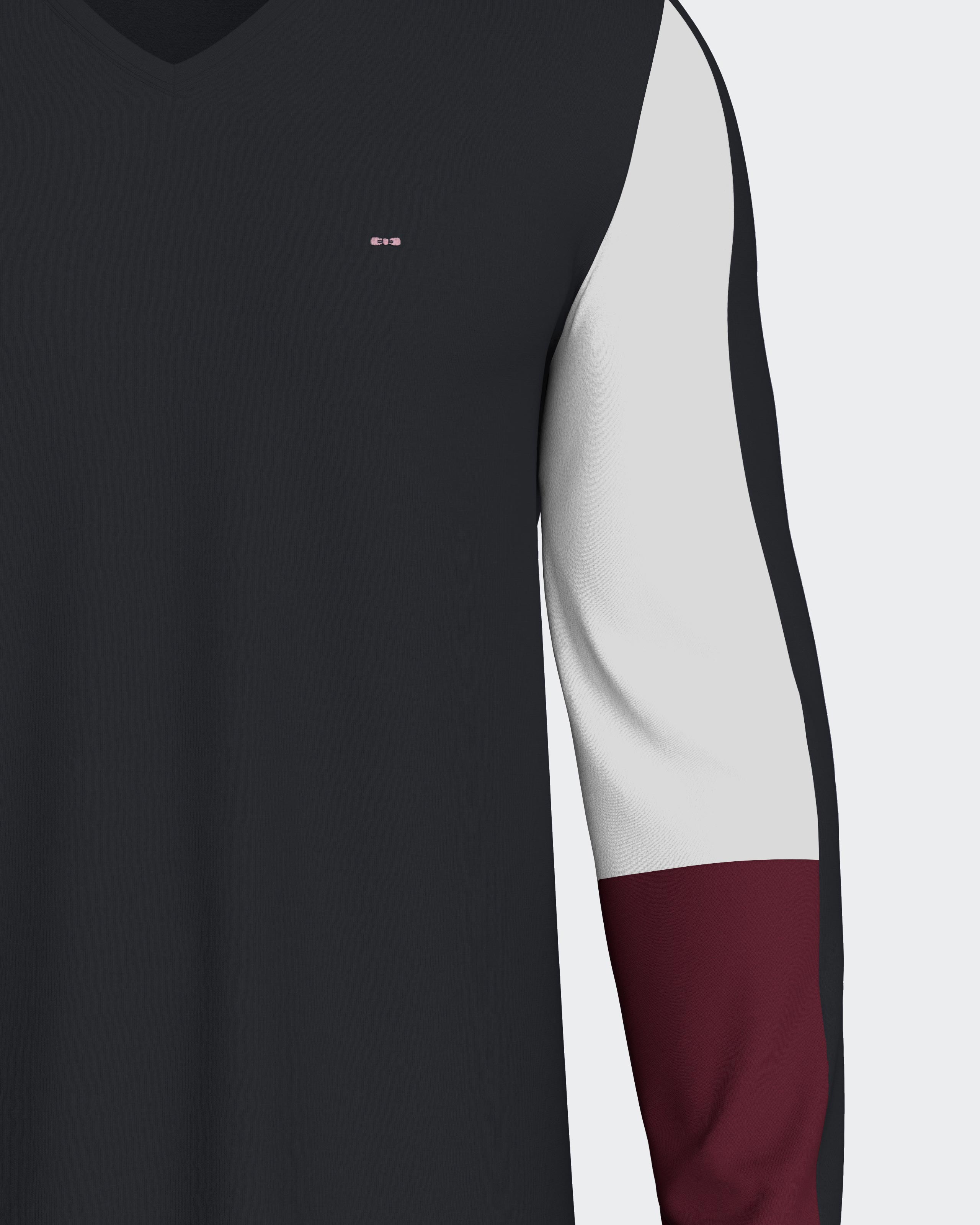 Pijama colorblock em Algodão