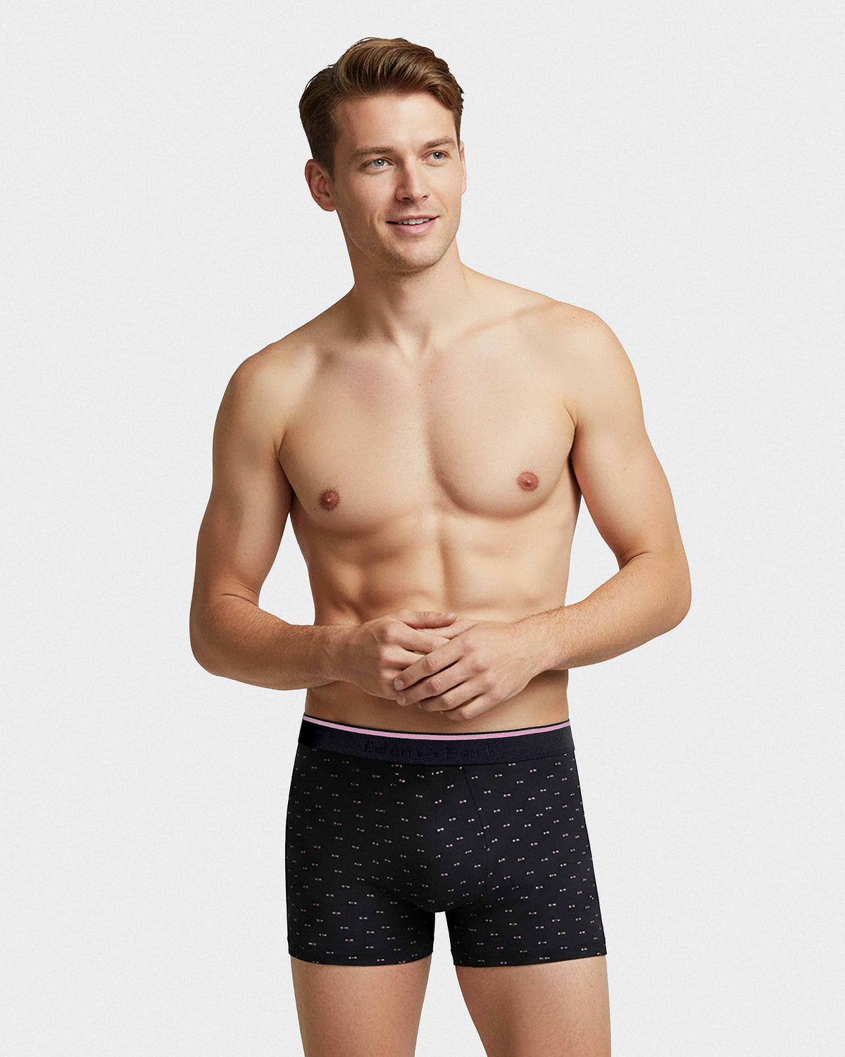 Boxer imprimé noeuds en Coton