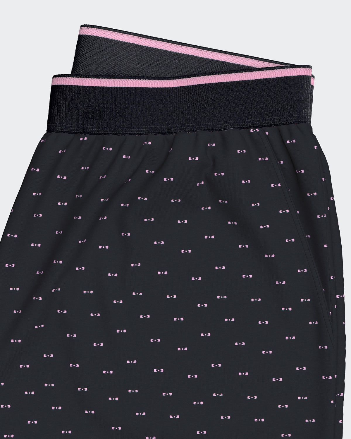 Pijama comprido estampado laços em Algodão