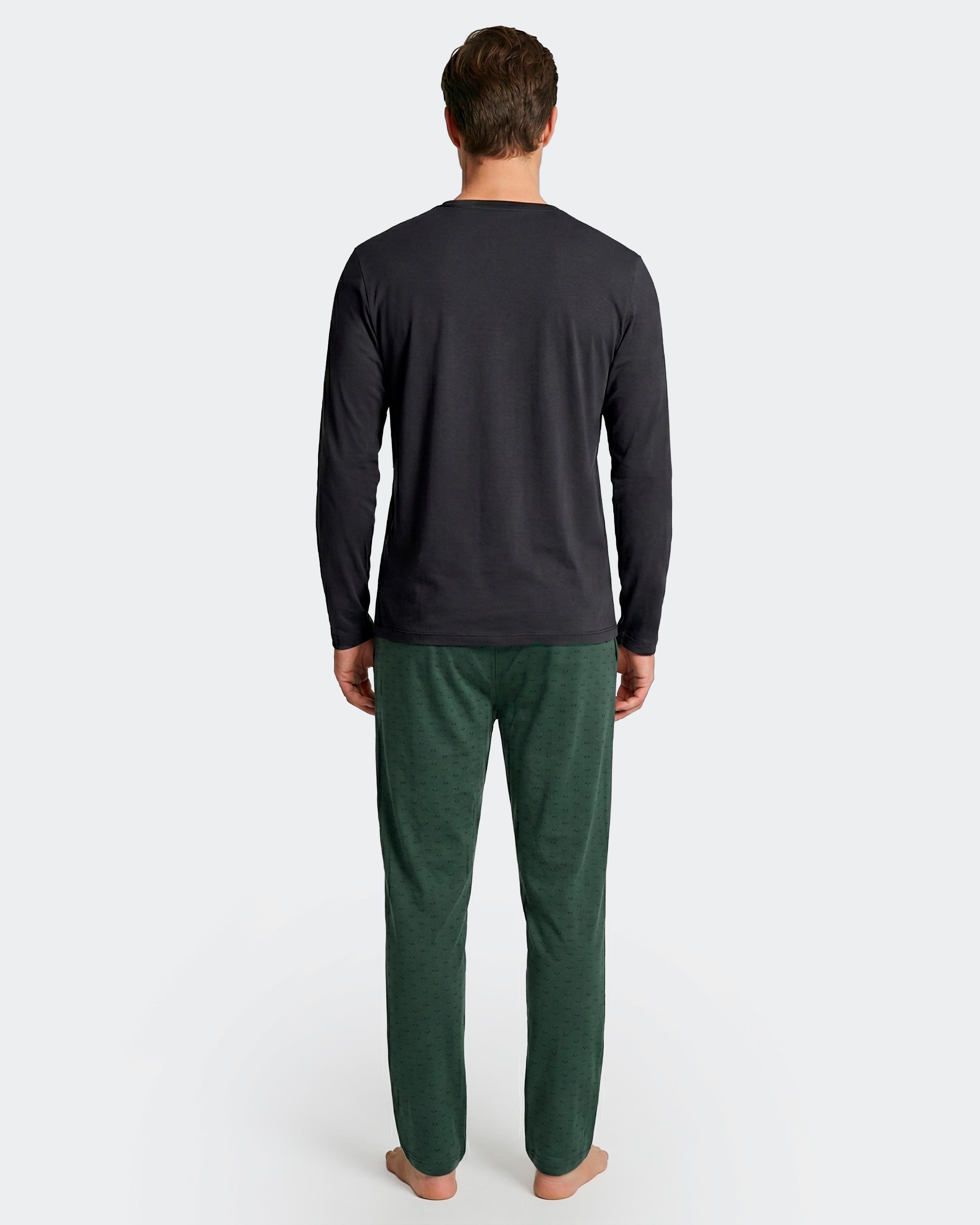 Pyjama à imprimé noeuds en coton