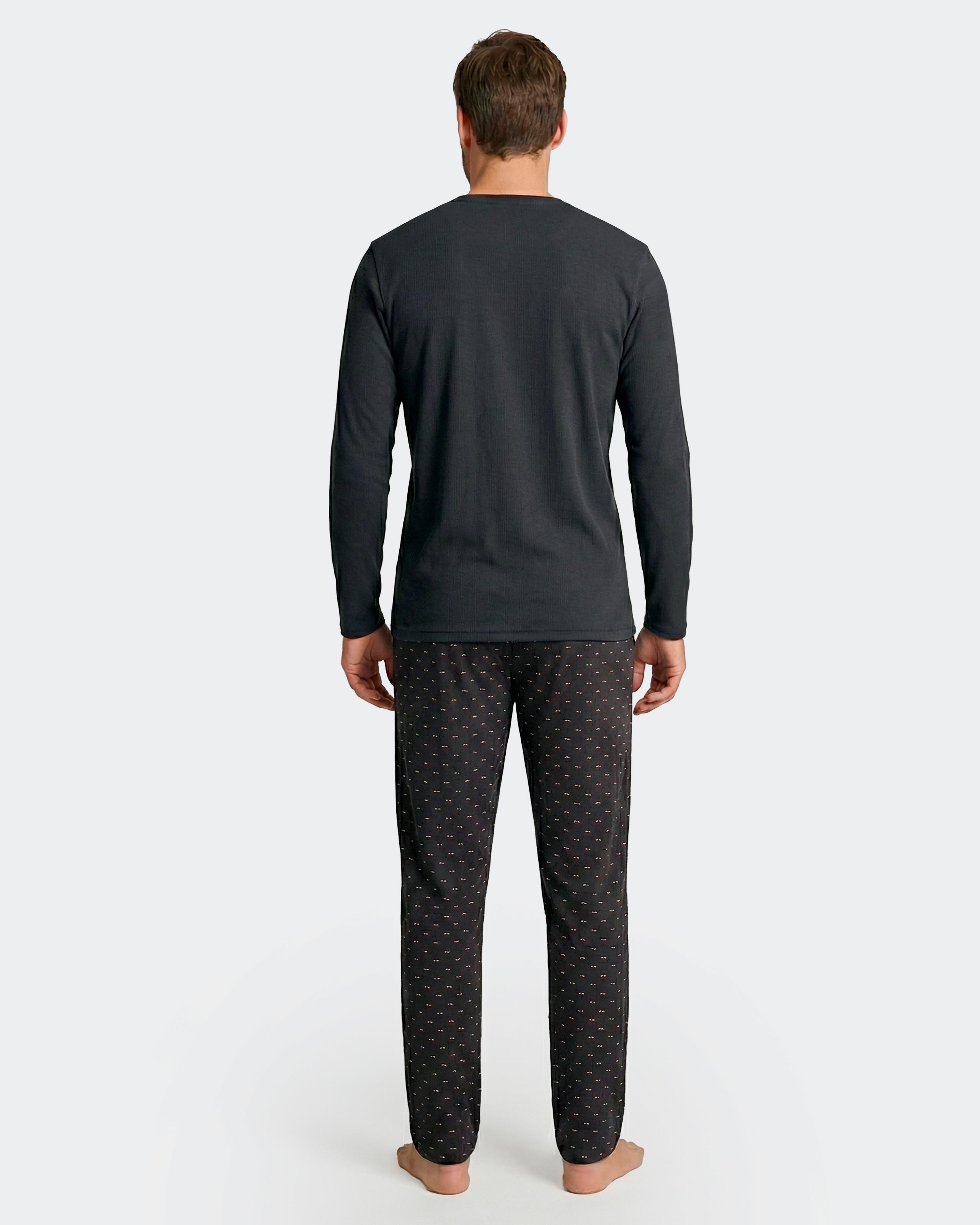 Pyjama à imprimé noeuds en coton