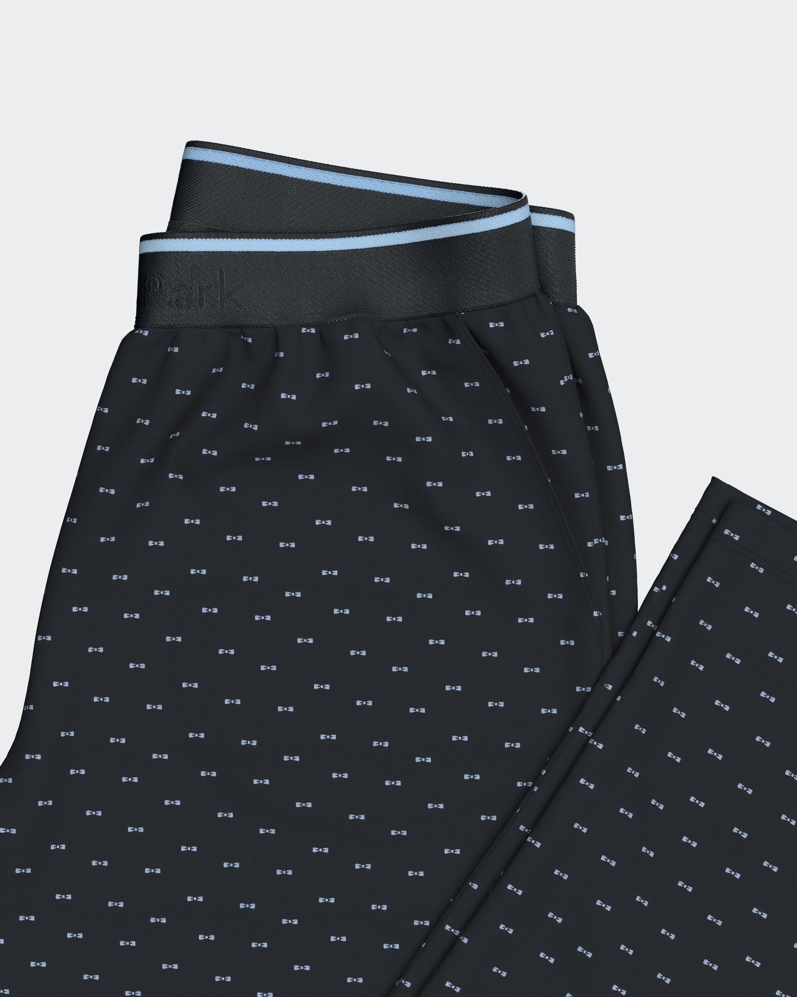 Printed bows pyjama in cotton