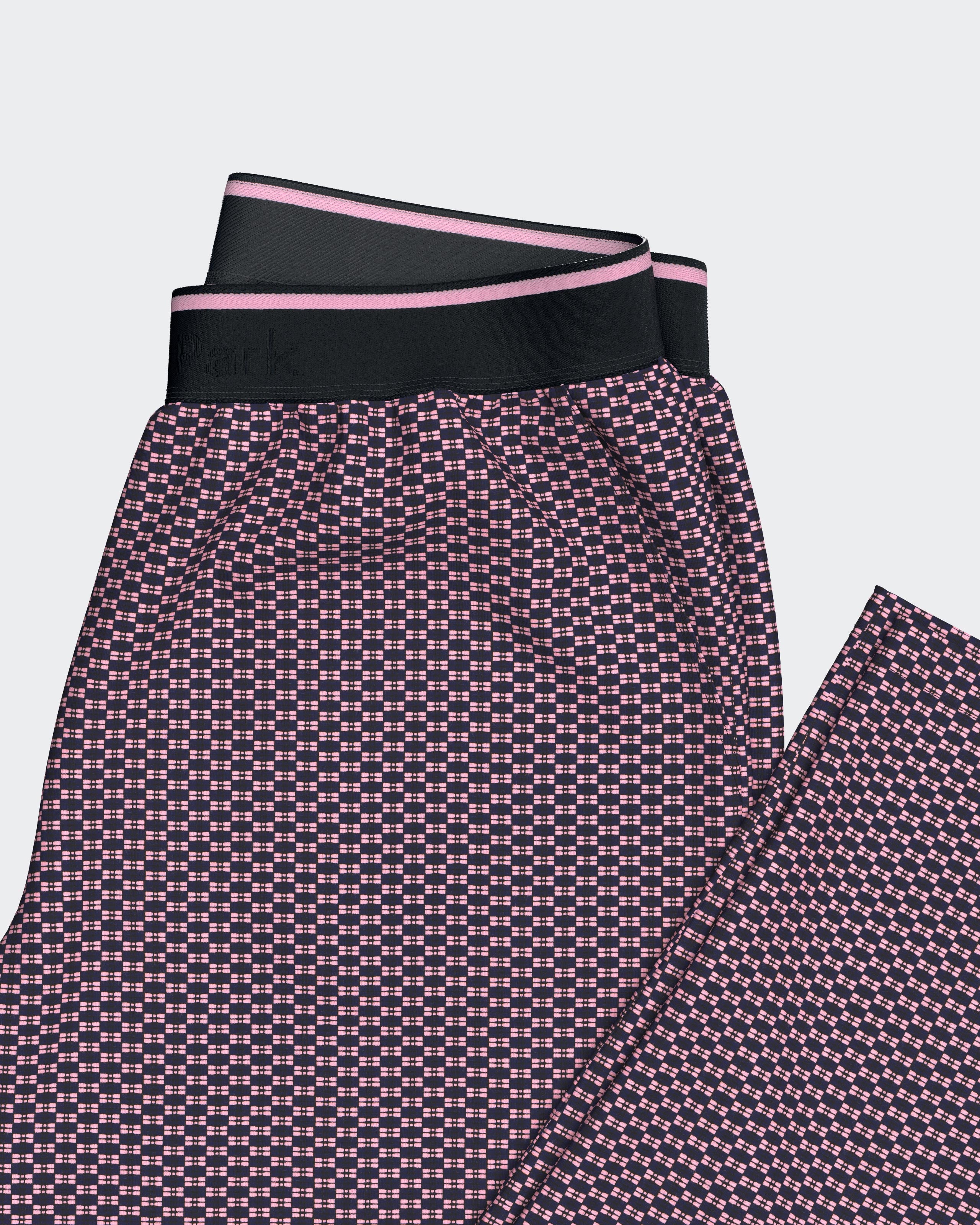 Pyjama à imprimé noeuds en coton