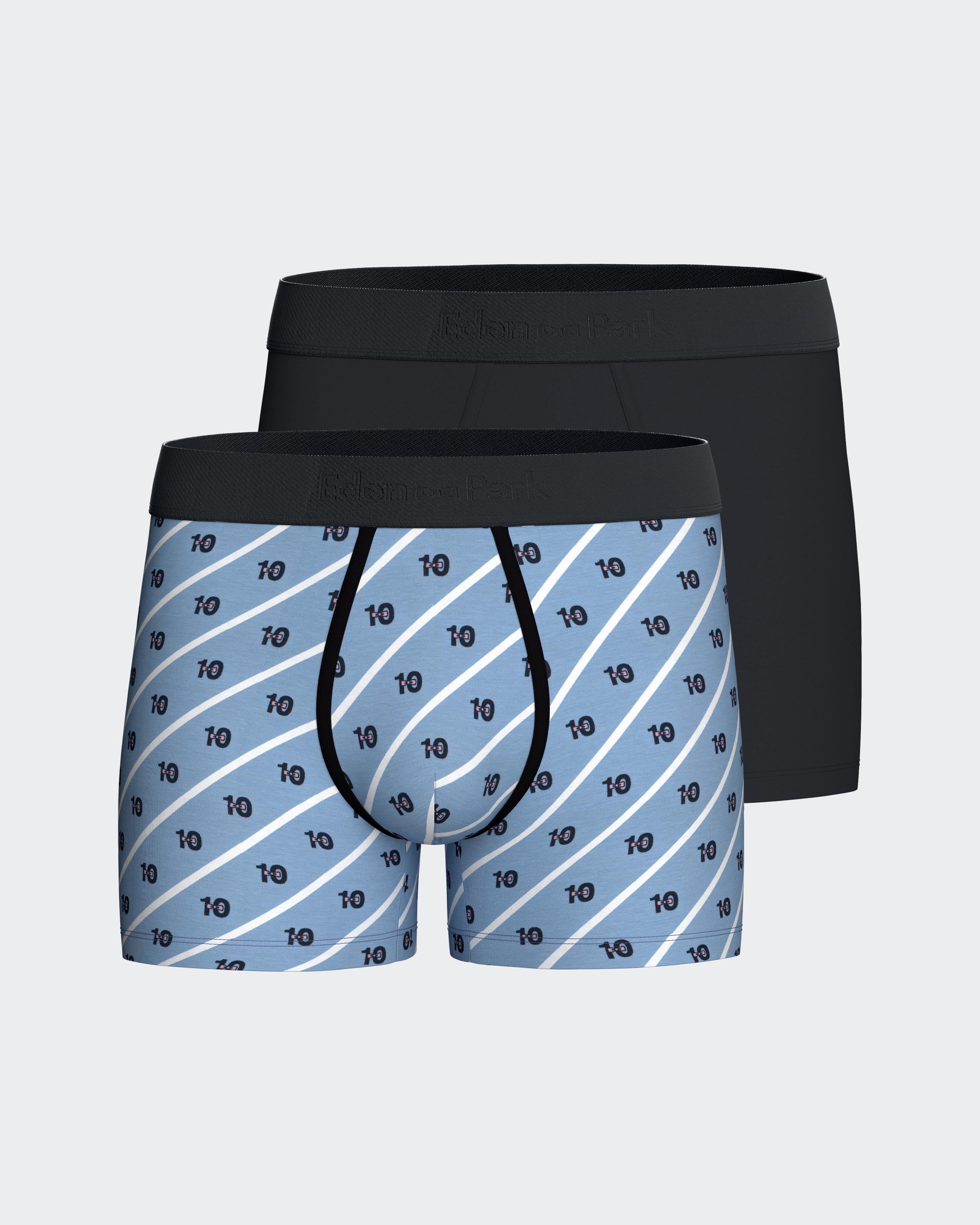 Pack of 2 micromotif boxers Eden Park