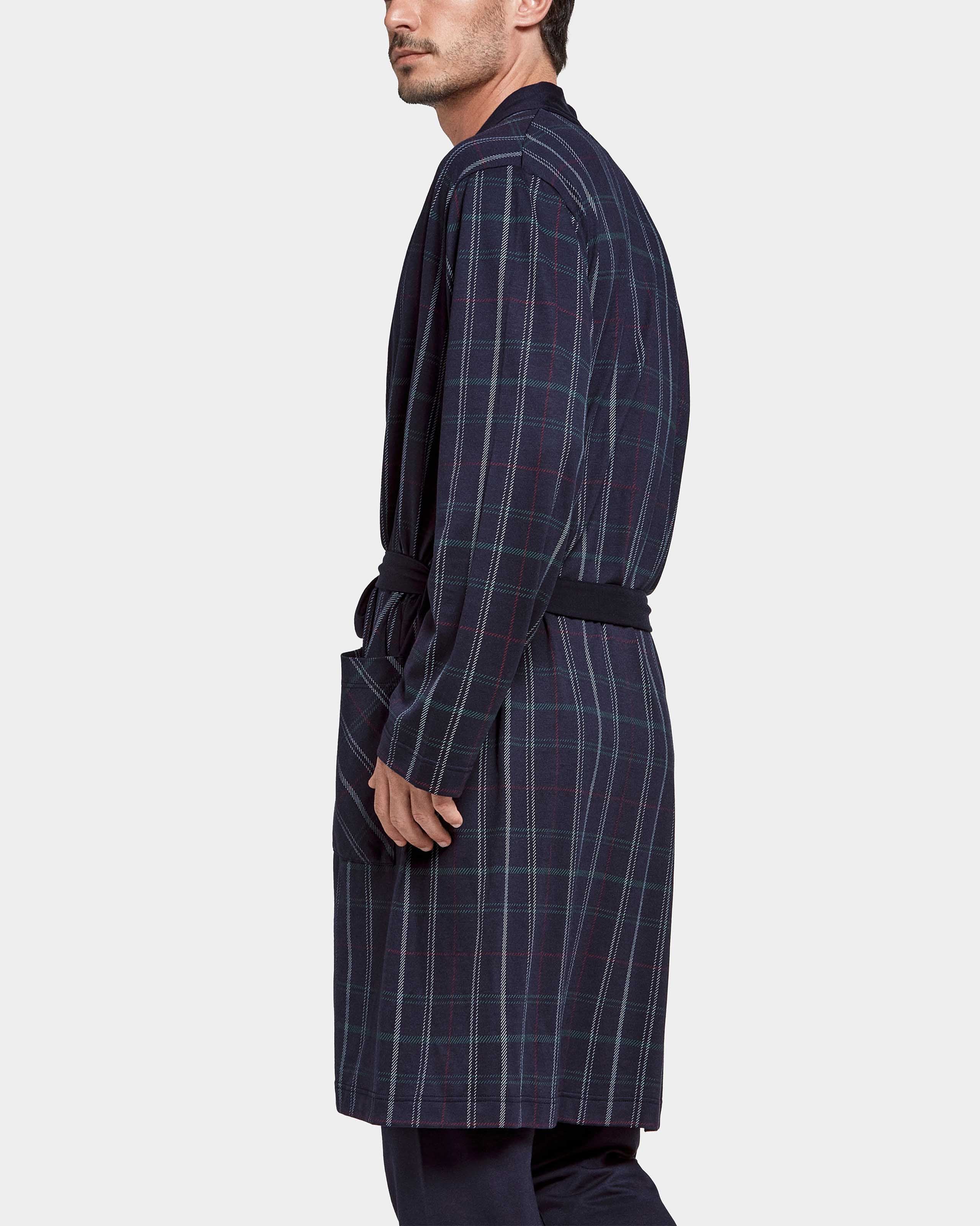 Dressing Gown Tartan Check