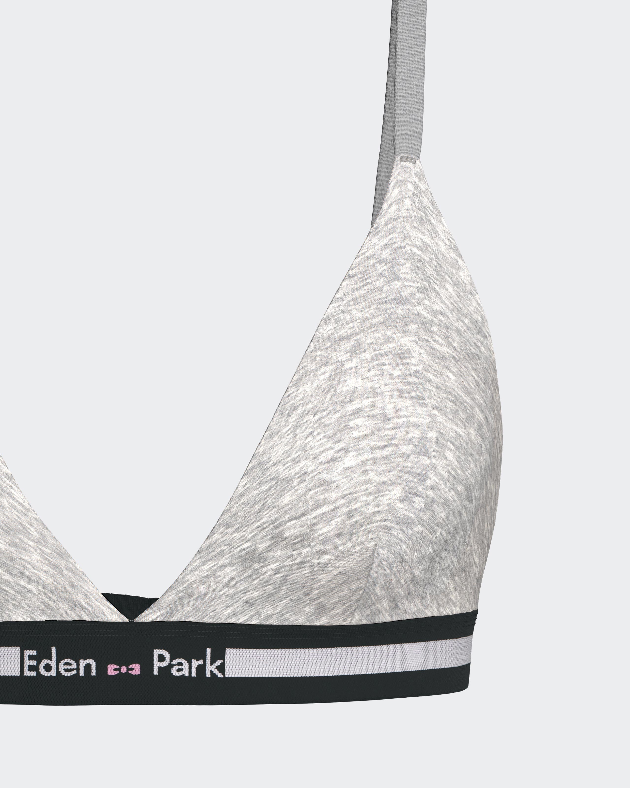 Cotton plain bra
