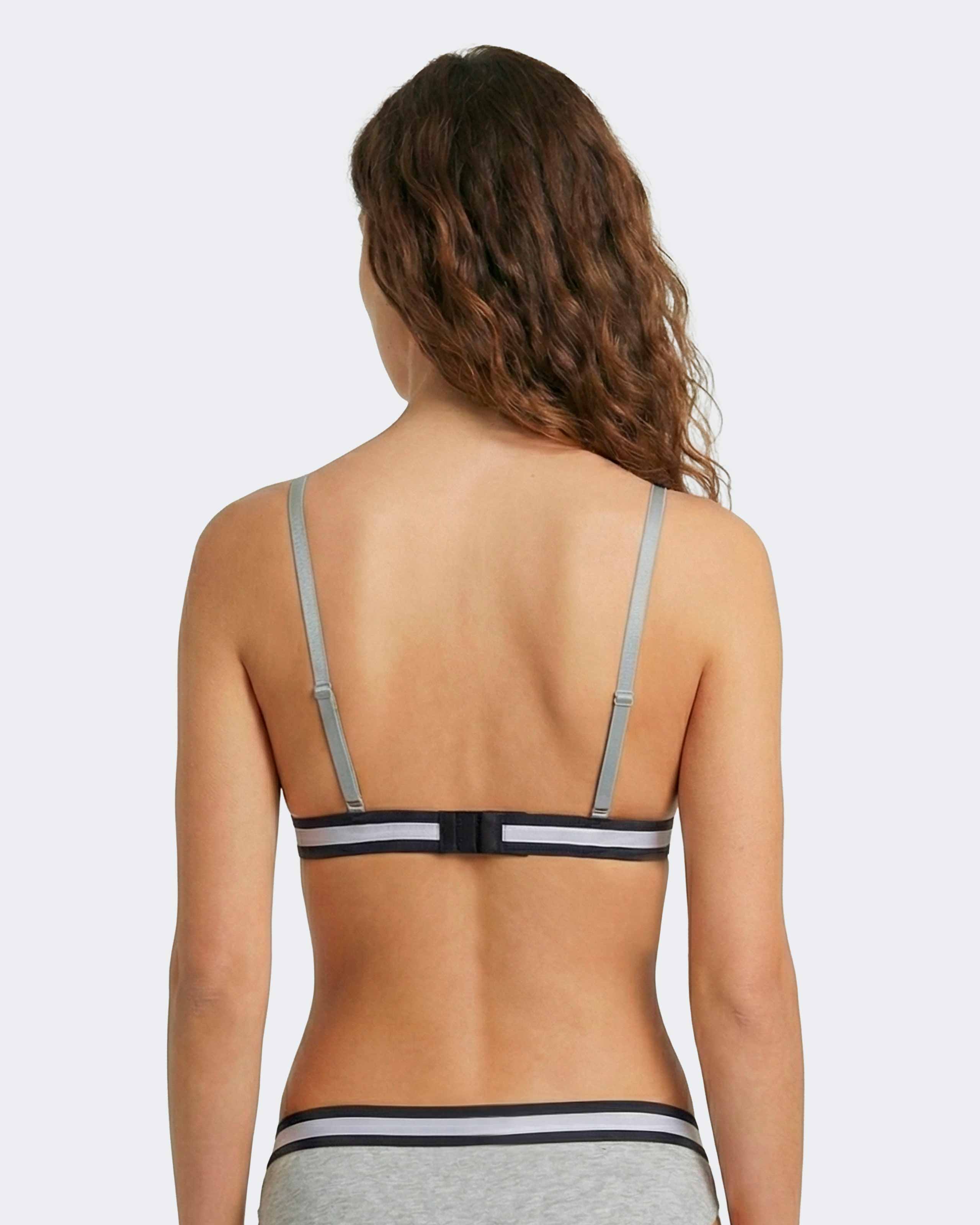 Soutien-gorge uni en Coton
