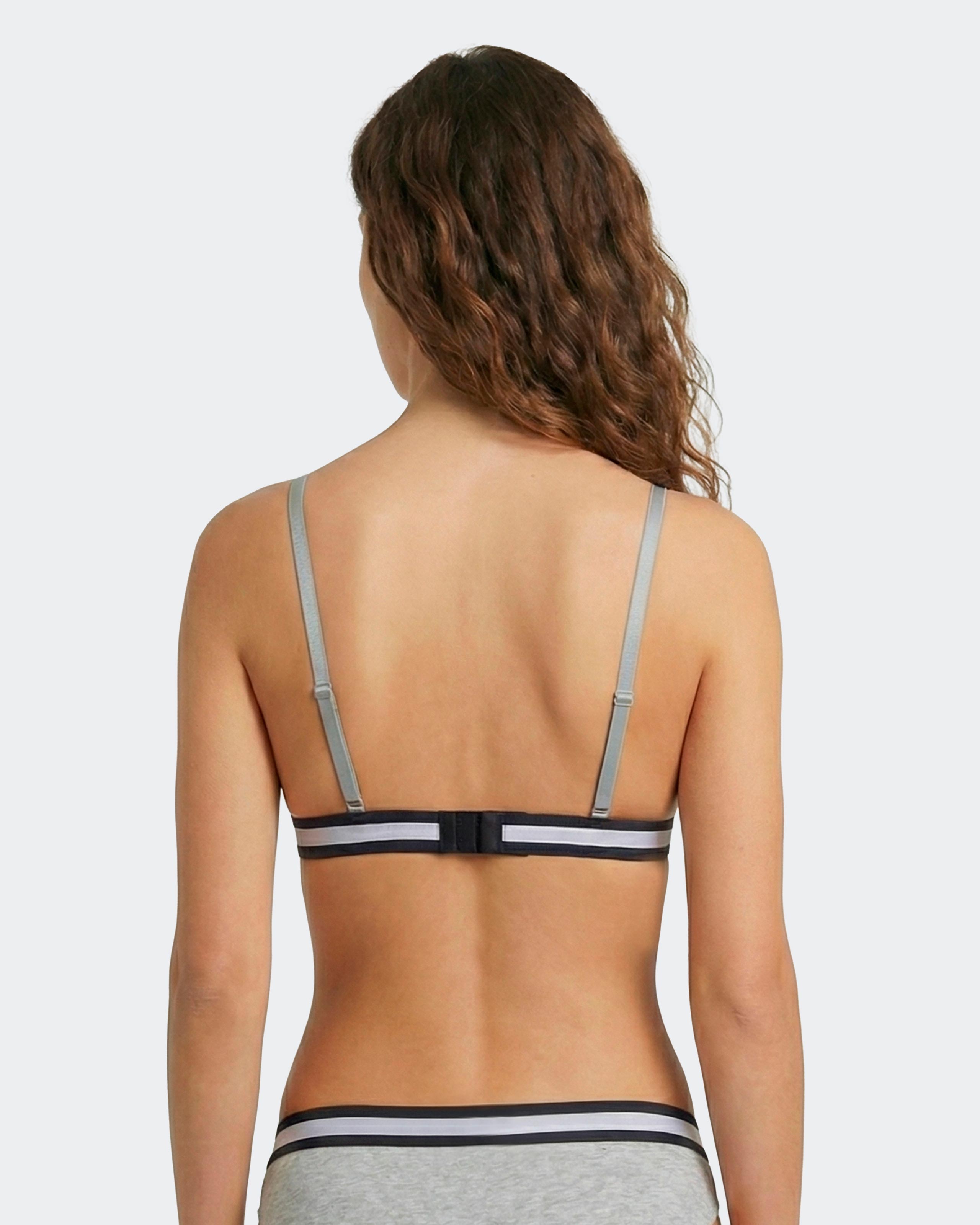 Soutien-gorge uni en Coton
