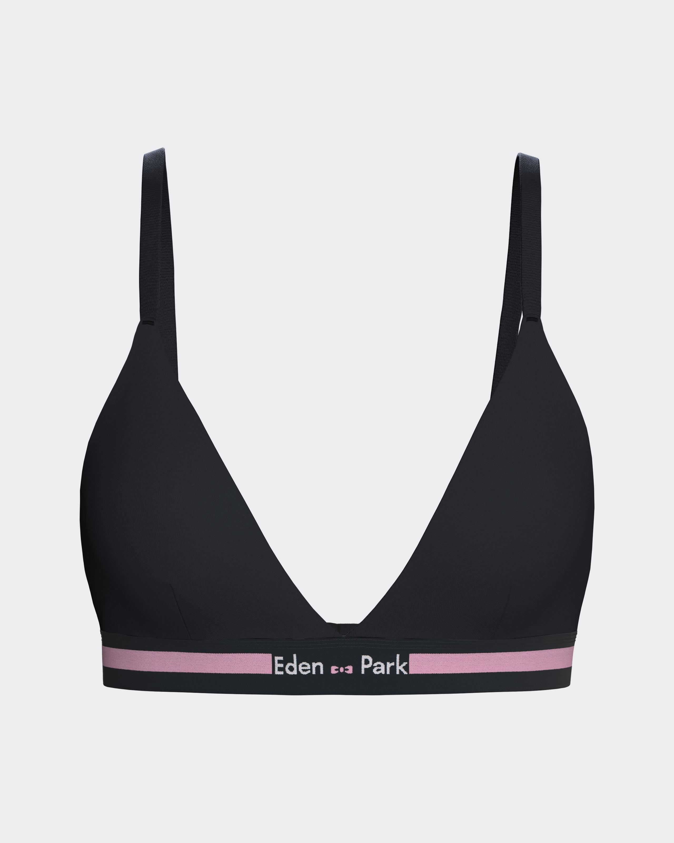 Cotton plain bra