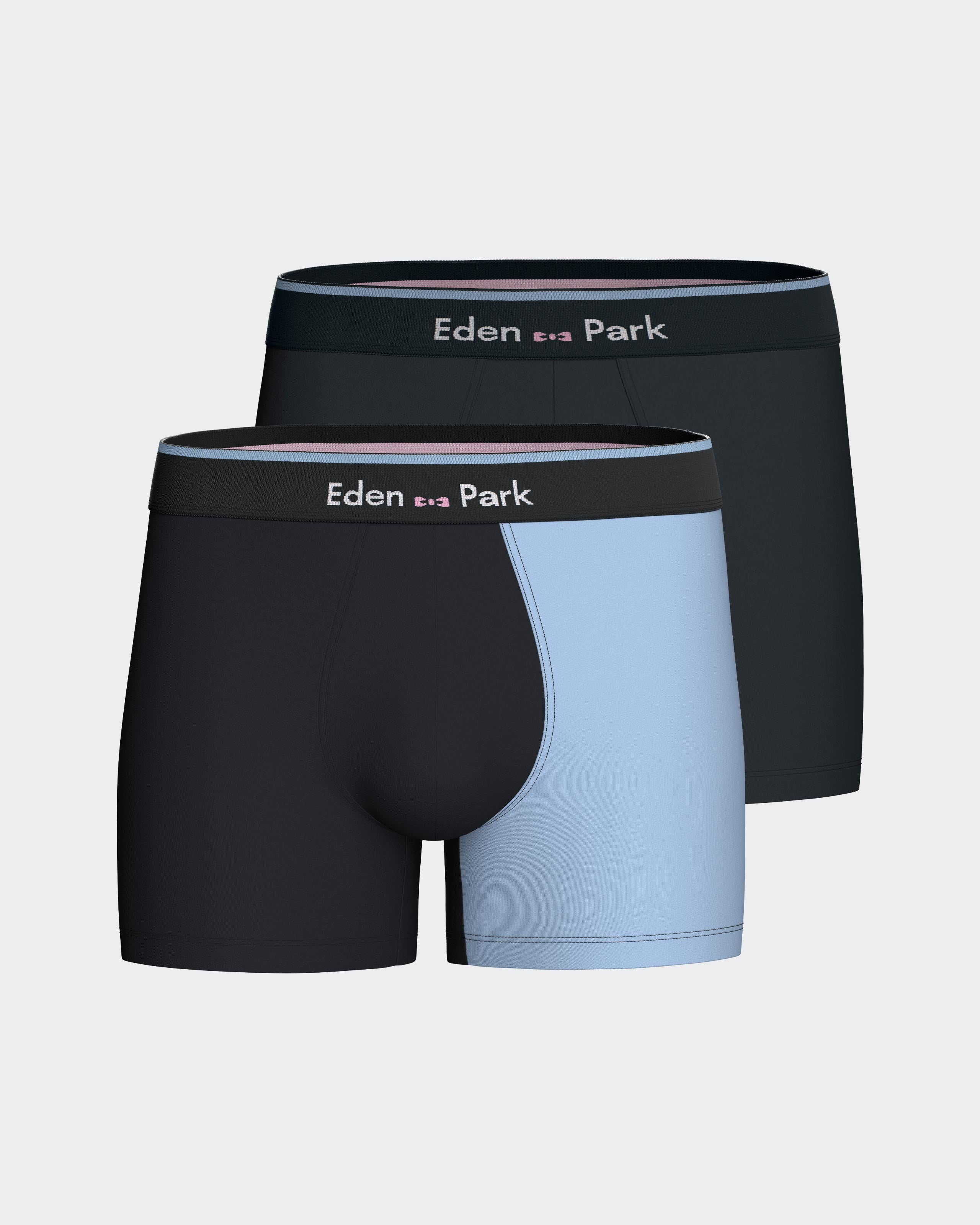 Pack of 2 plain boxers Eden Park
