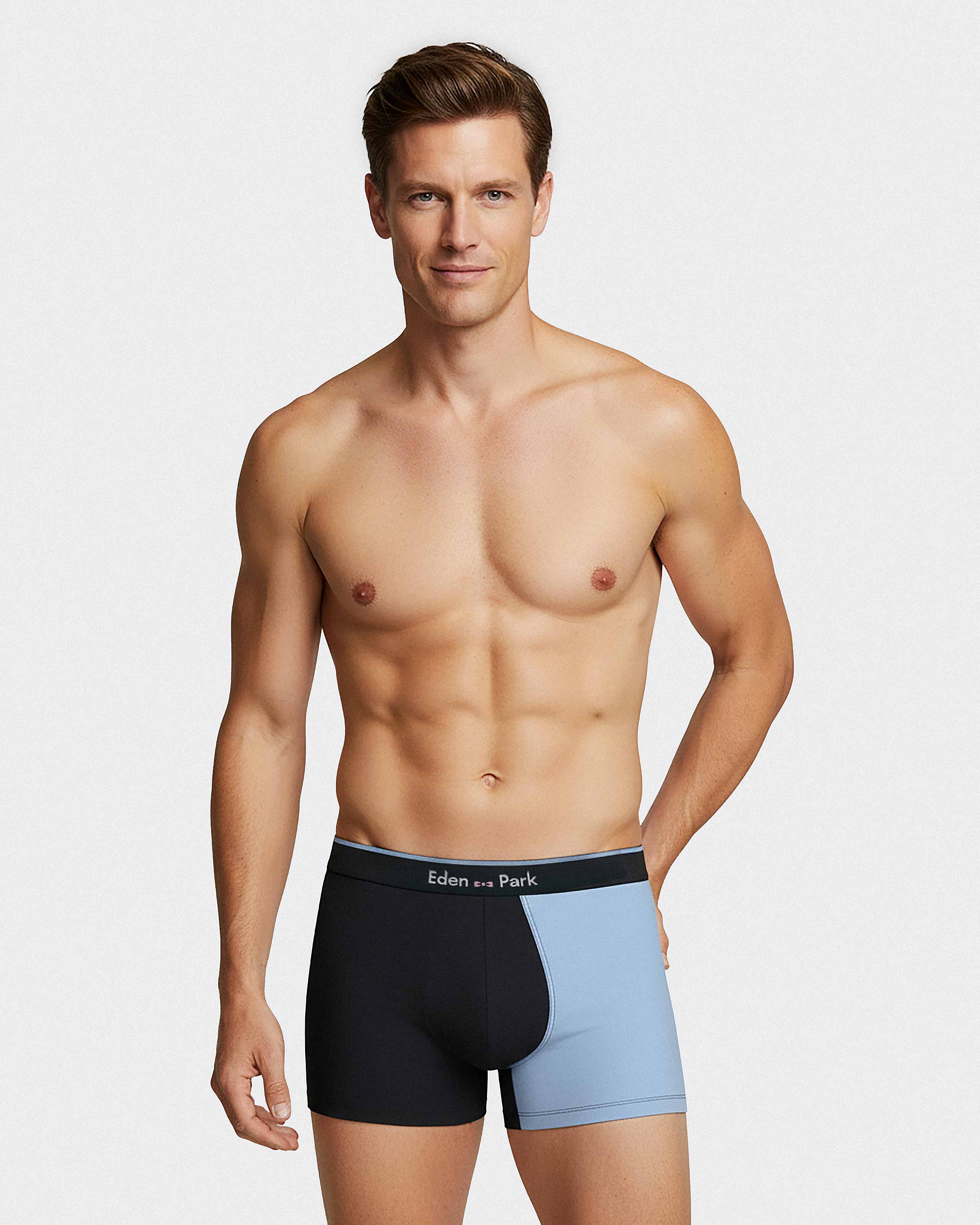 Pack of 2 plain boxers Eden Park