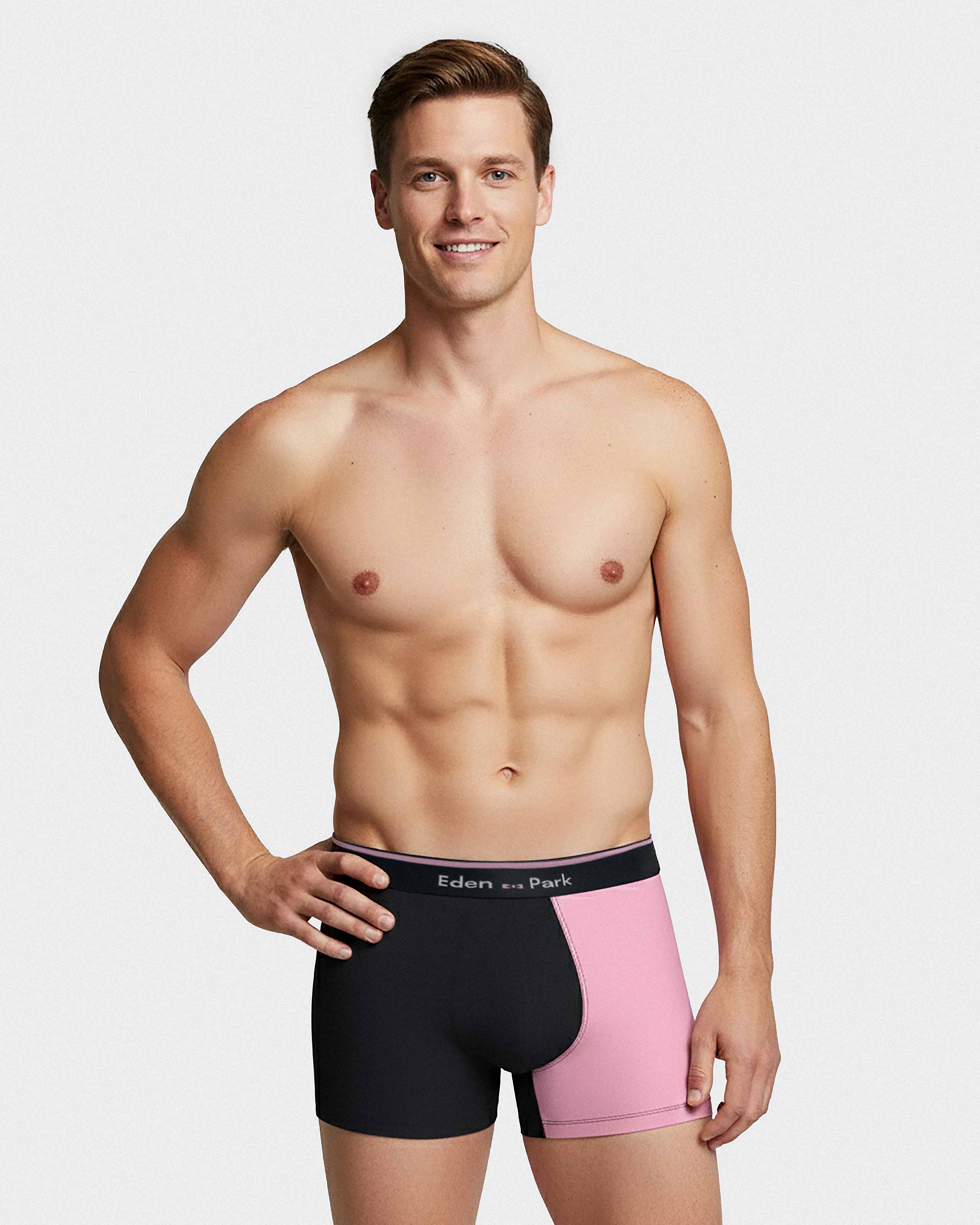 Pack of 2 plain boxers Eden Park