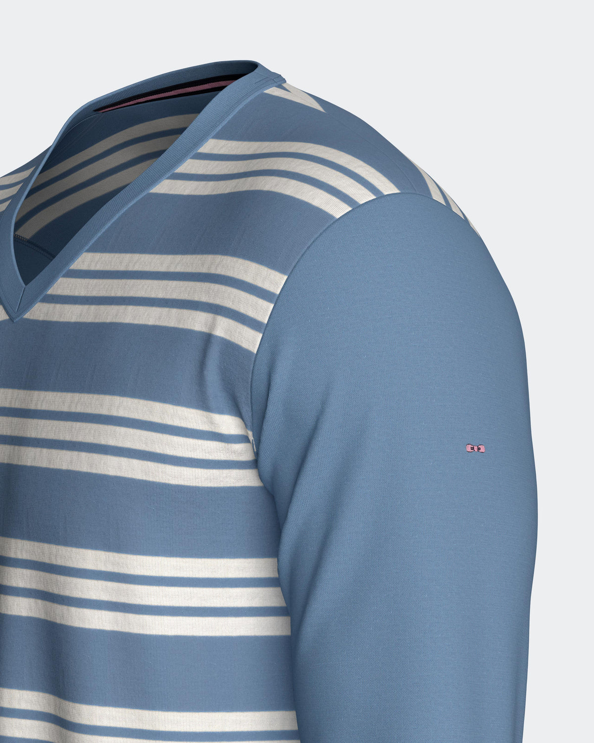 Long striped pyjama in Cotton