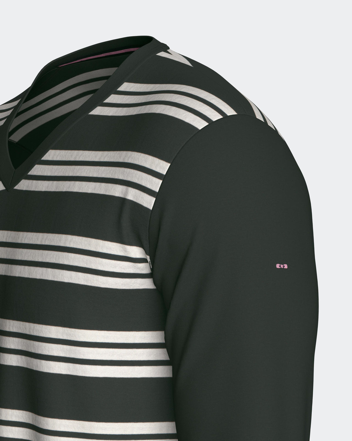 Long striped pyjama in Cotton