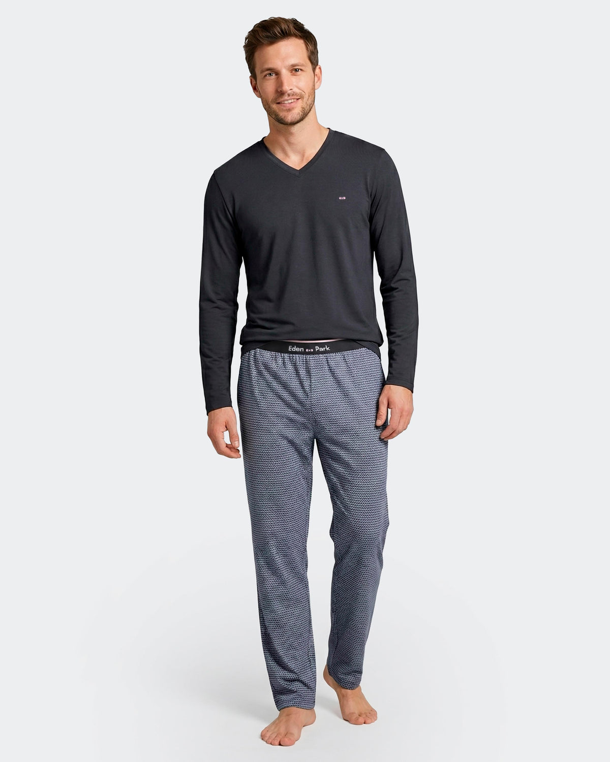 Carded pyjama in Cotton
