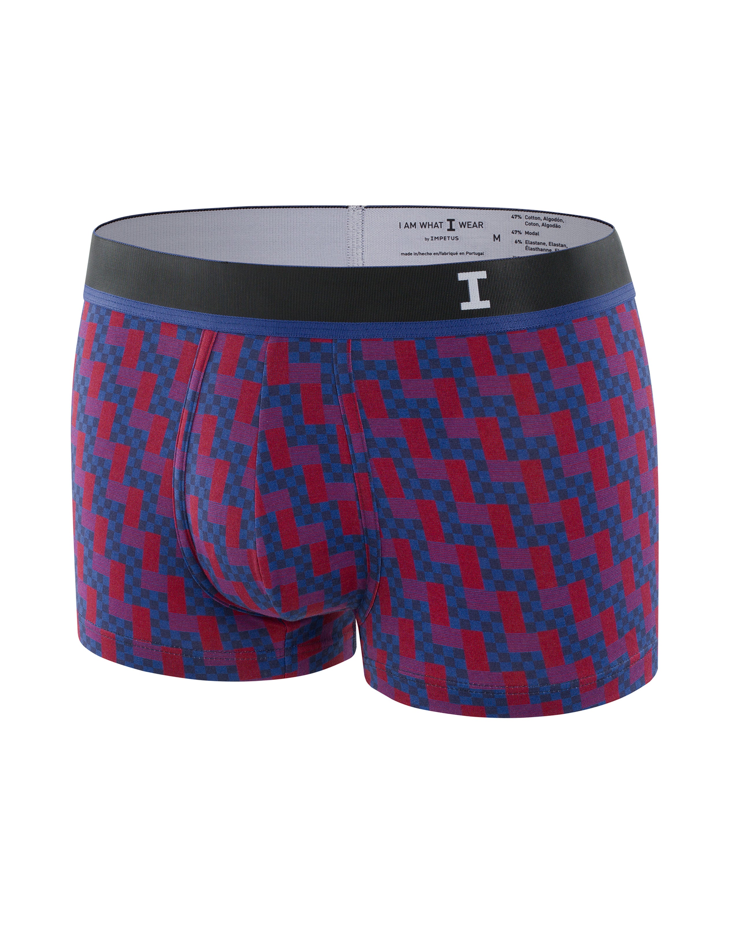 Boxer ceinture élastiquée bicolor