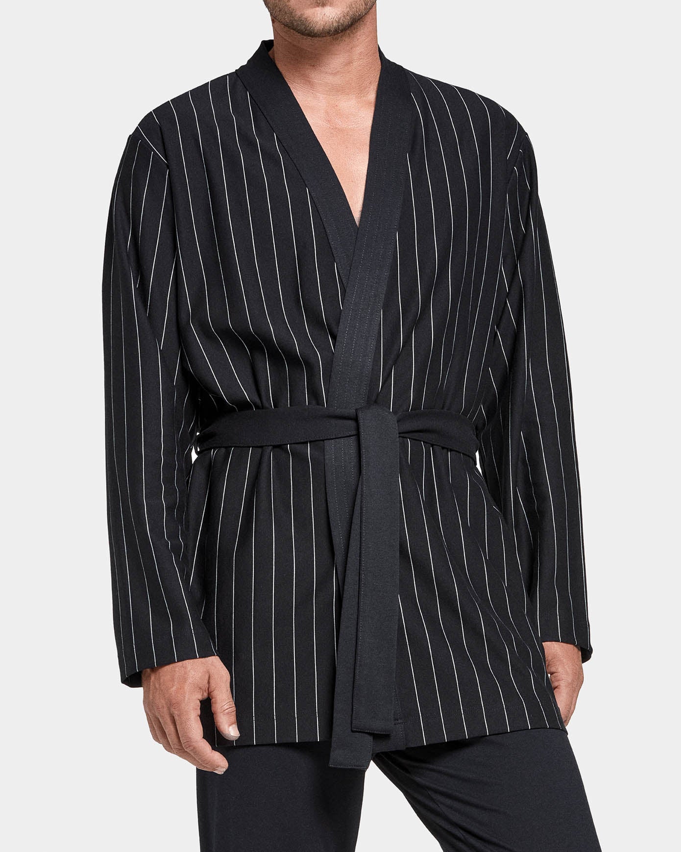 Robe curto às riscas Moss