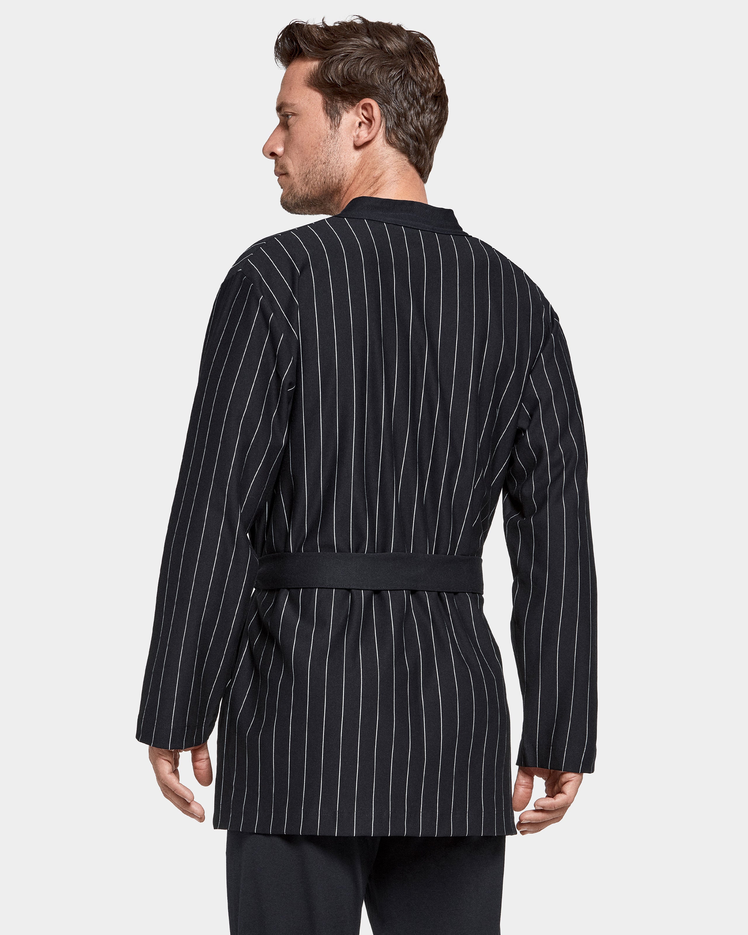 Robe curto às riscas Moss