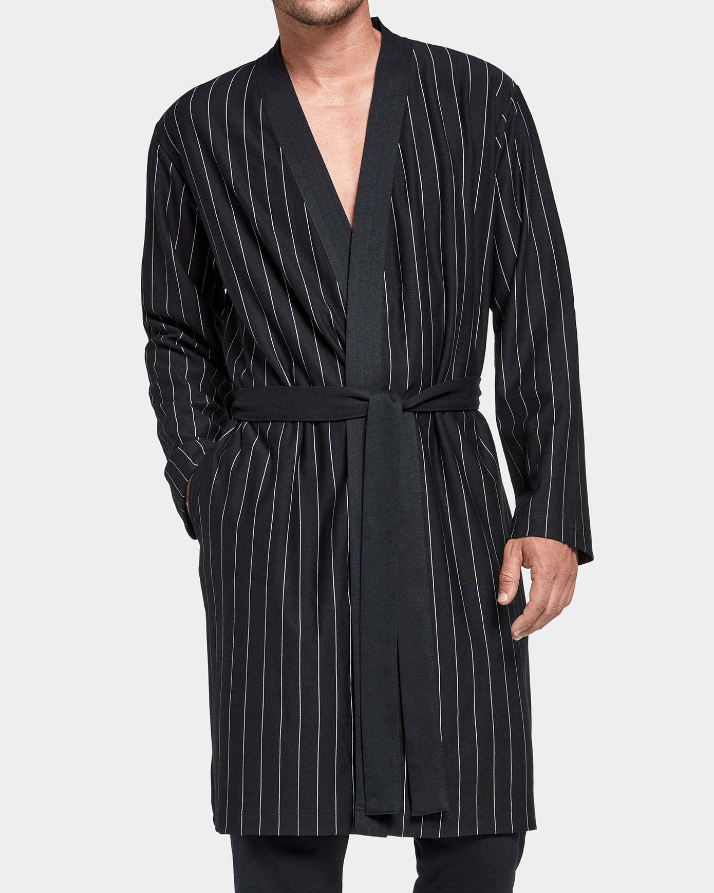 Robe às riscas Moss