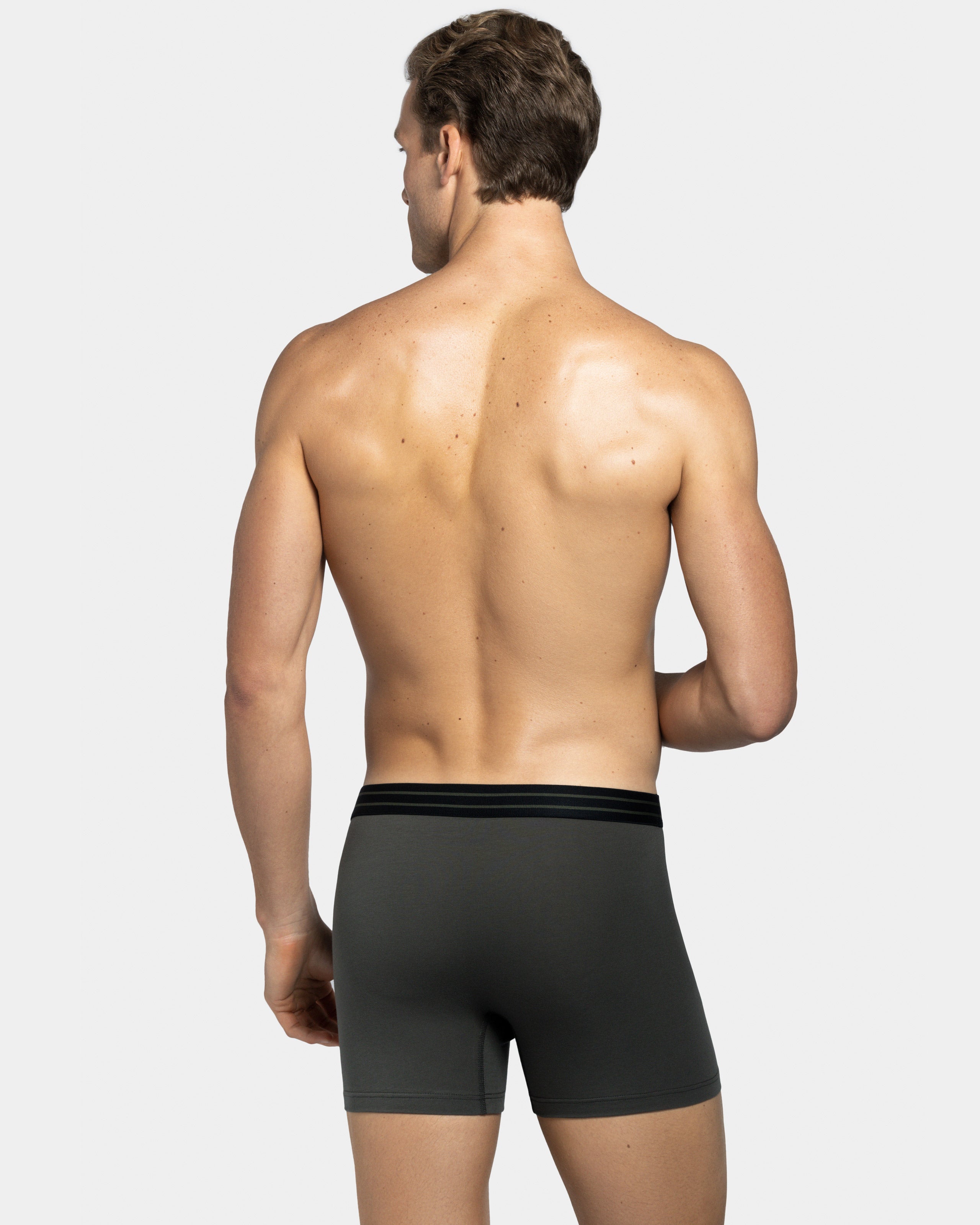 Pack 2 Boxers lisos com cintura elástica