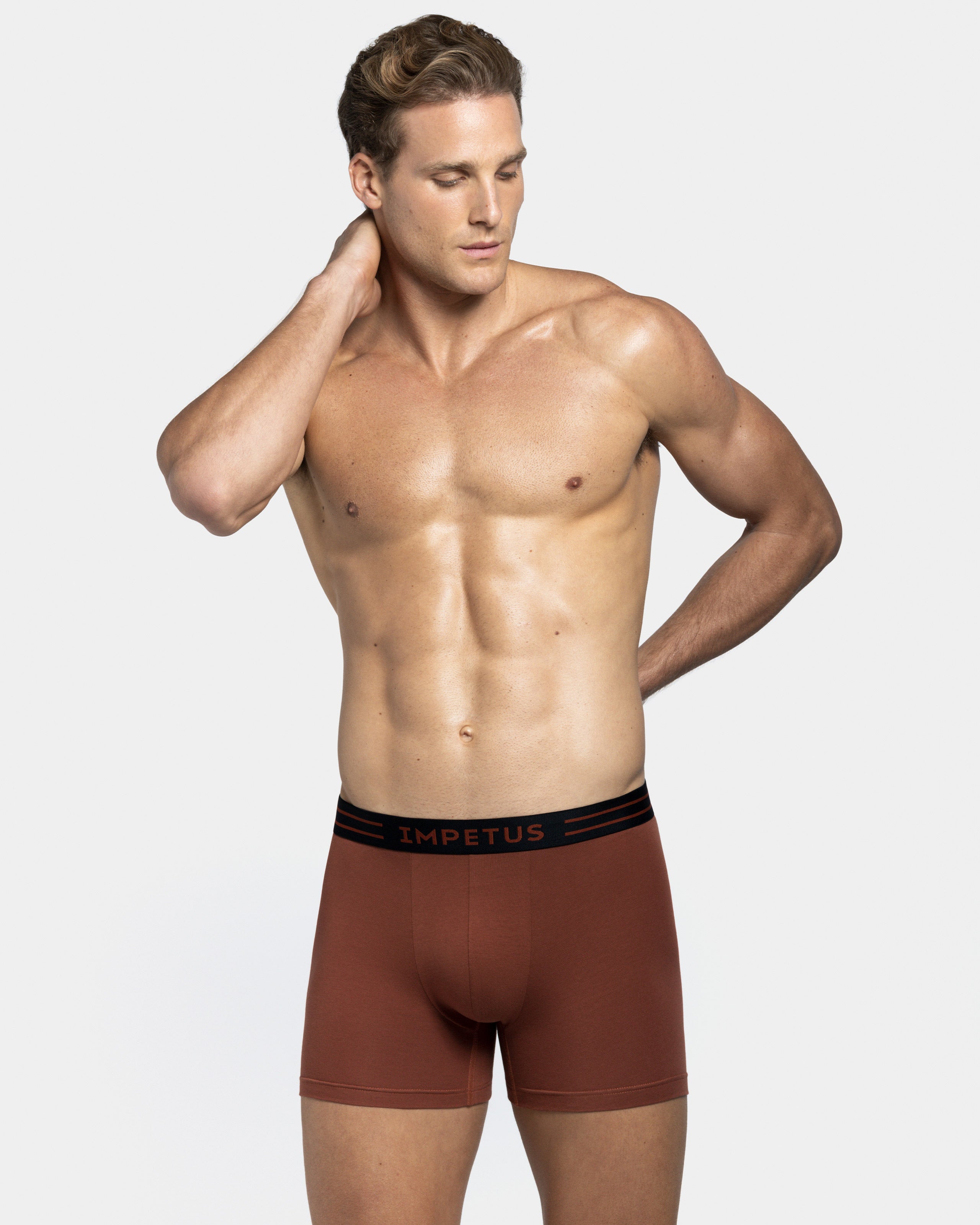 Pack 2 Boxers lisos com cintura elástica