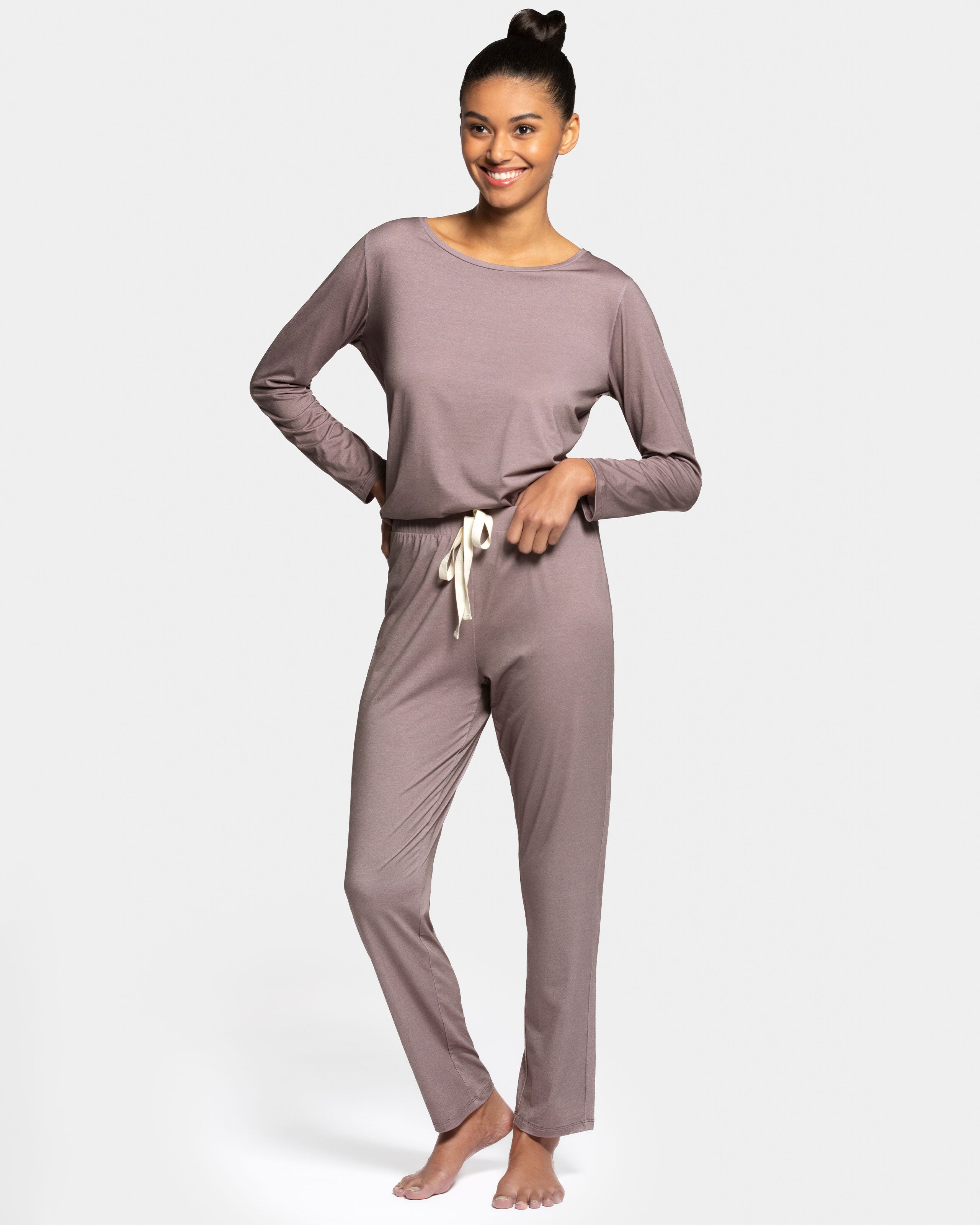 Pyjama de femme long en Modal
