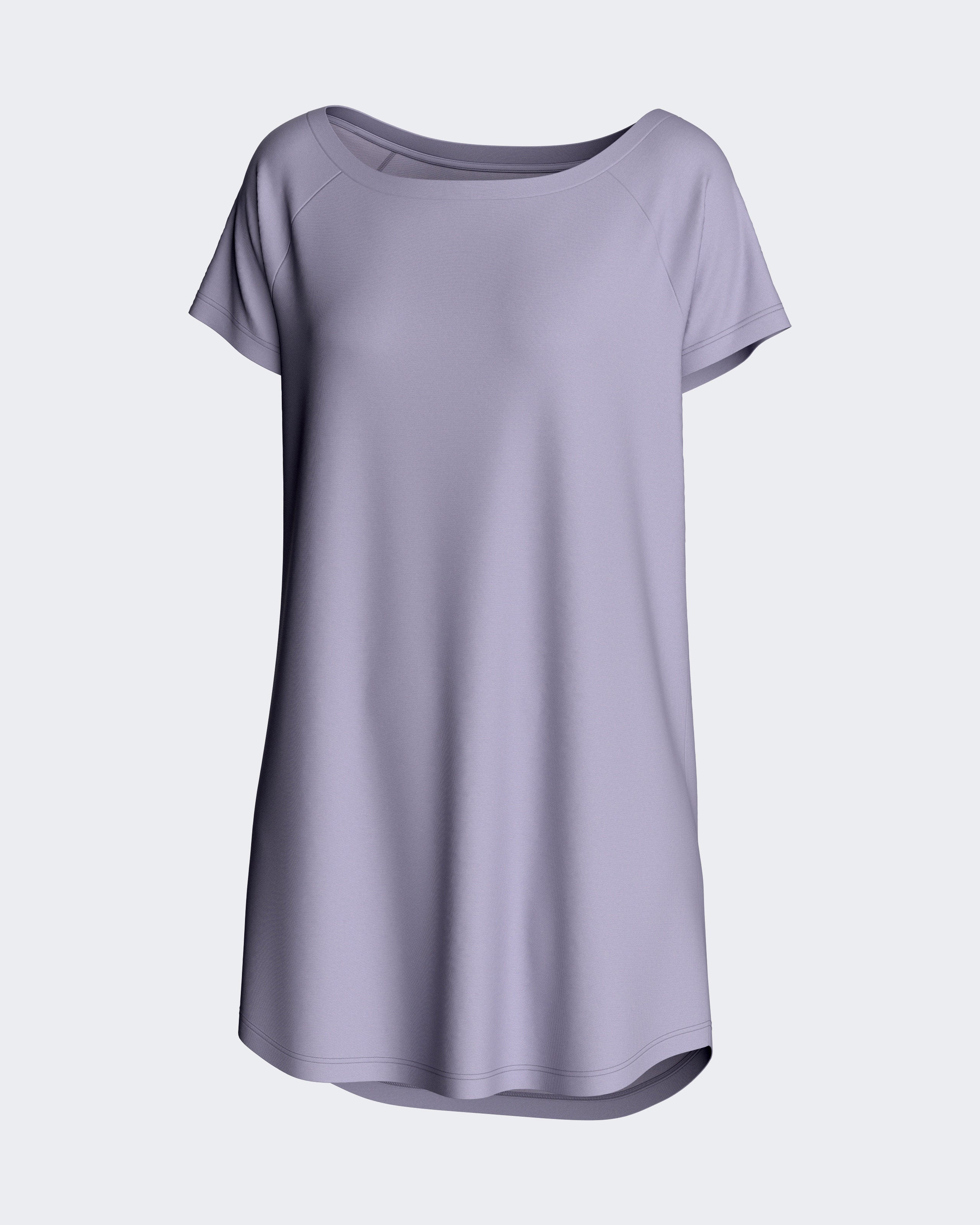 Chemise de nuit uni en Modal