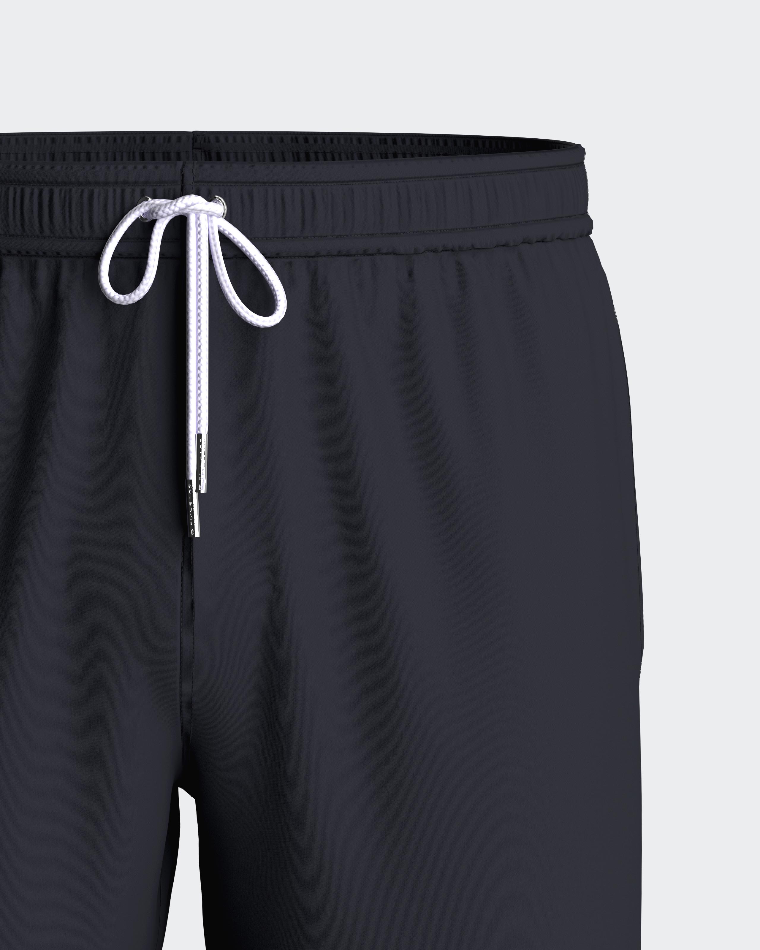 Ensfarvede badeshorts