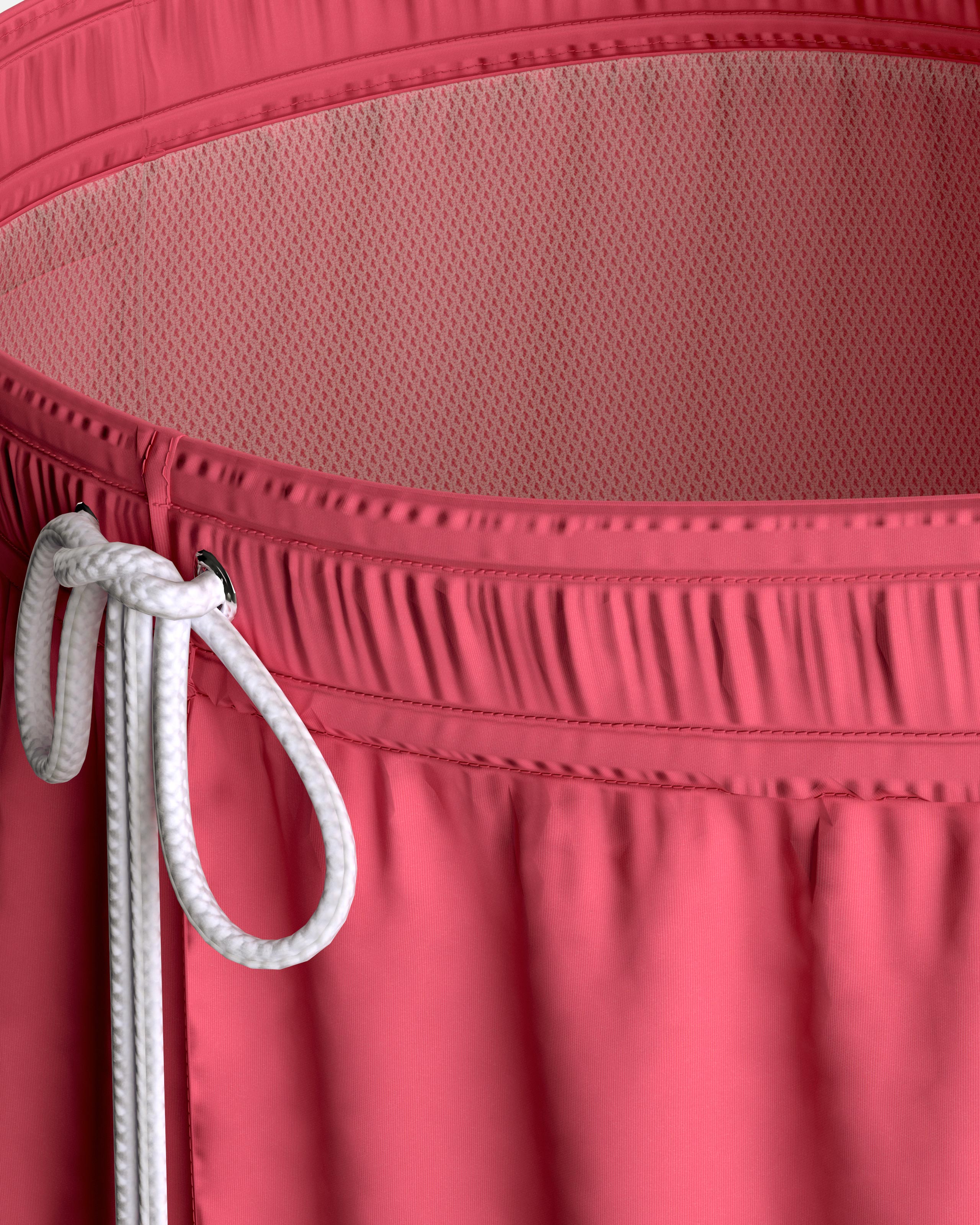 Ensfarvede badeshorts