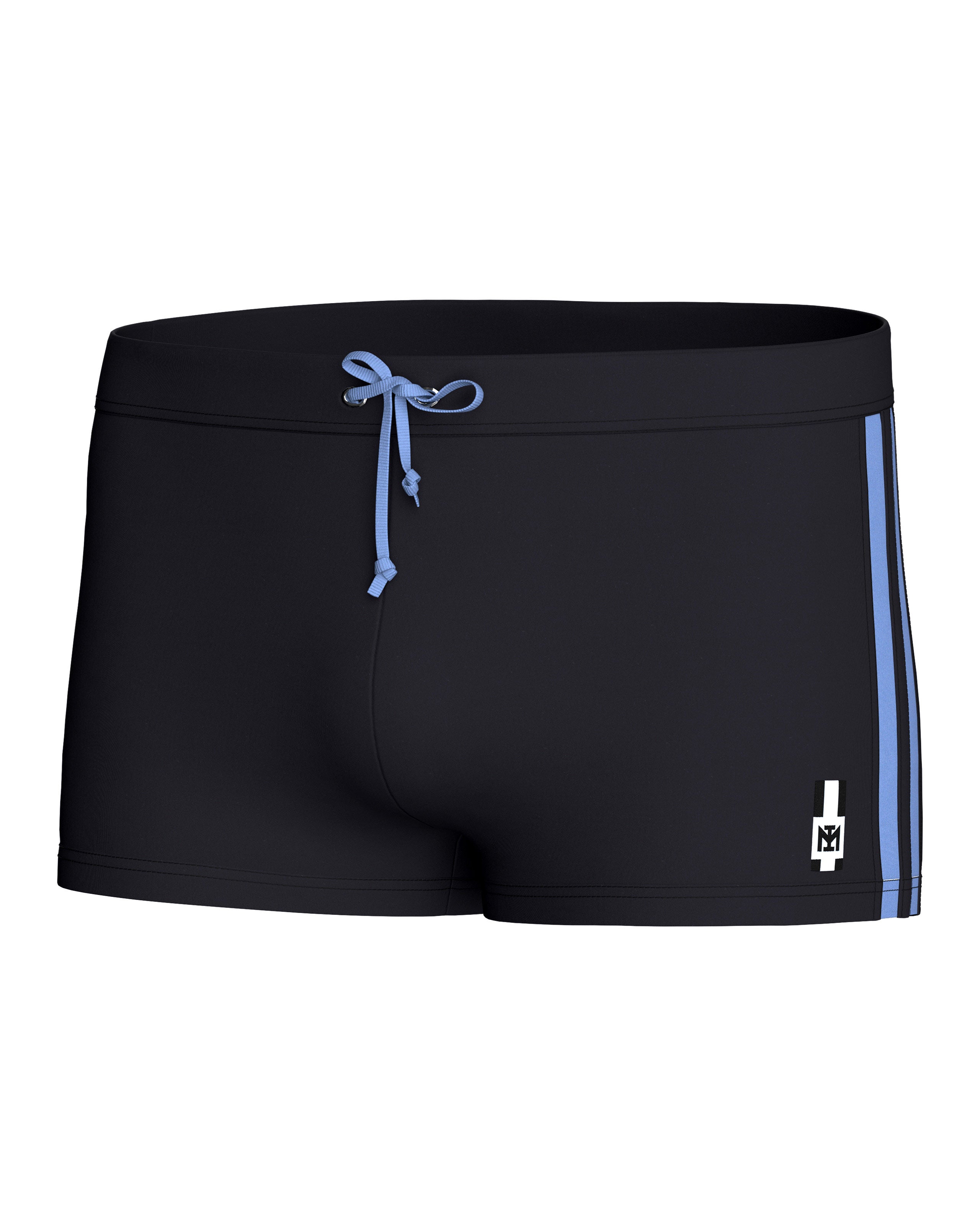 Boxer de bain à rayures latérales