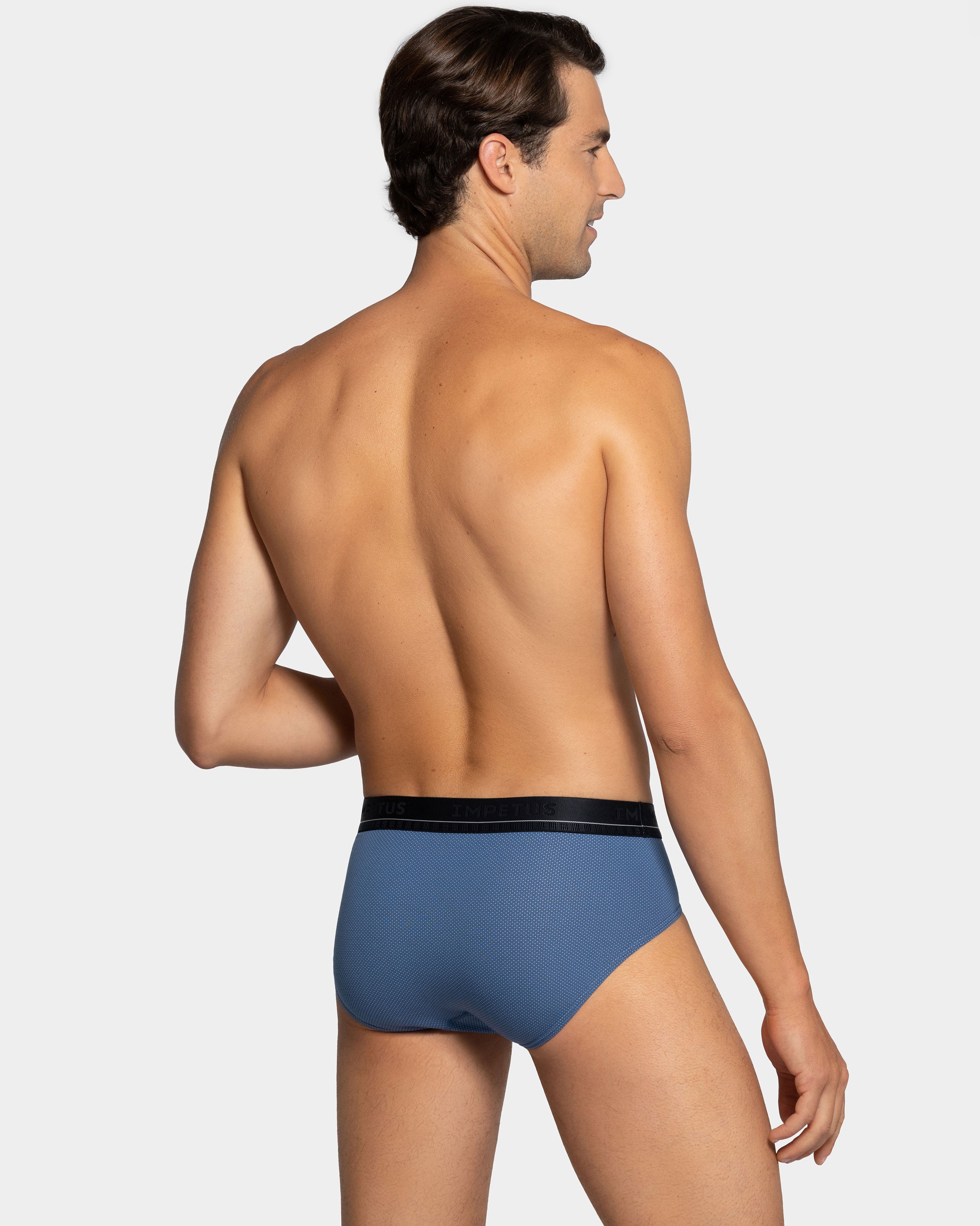 Pack 2 Man's slips in cotton