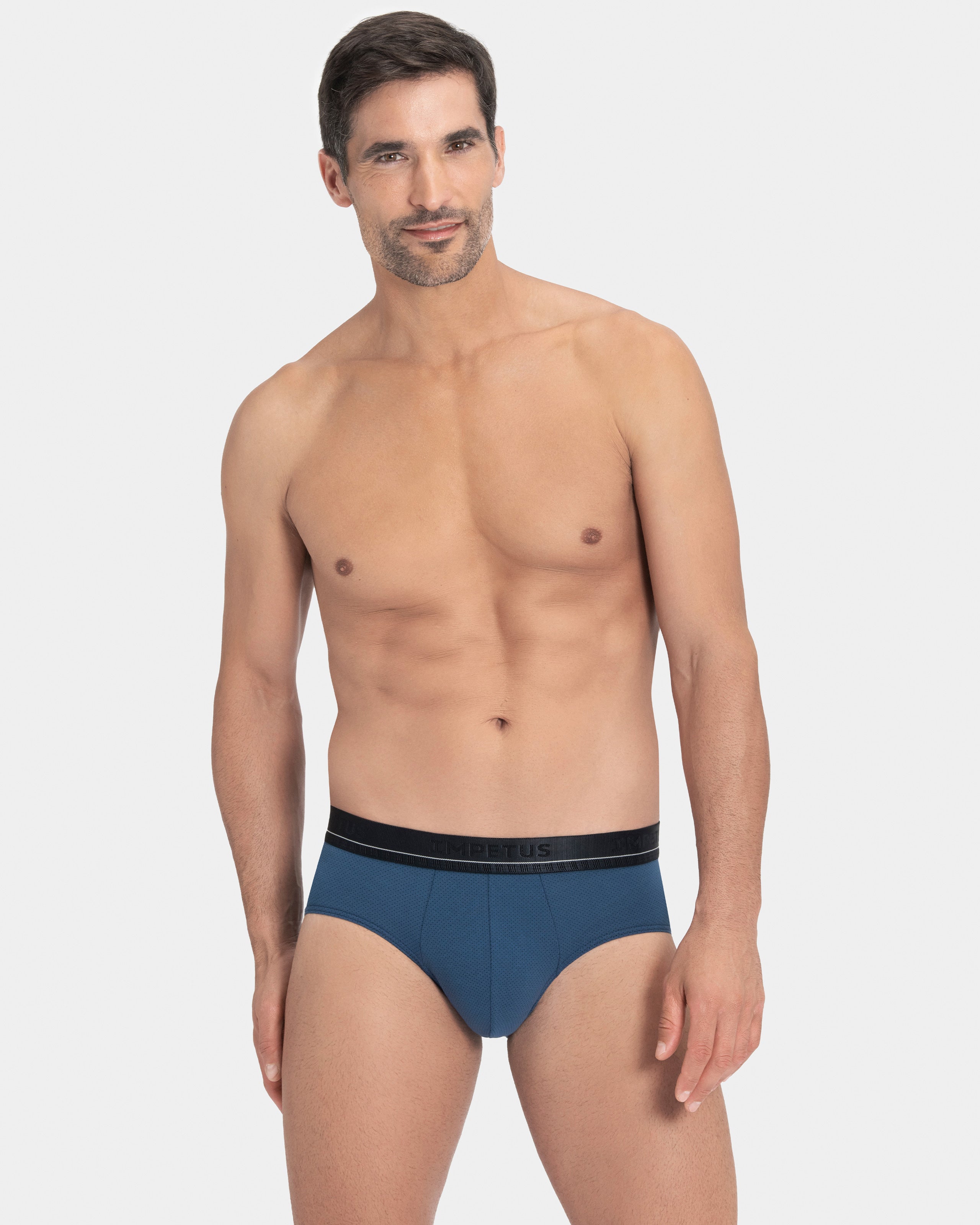 Pack 2 Man's slips in cotton