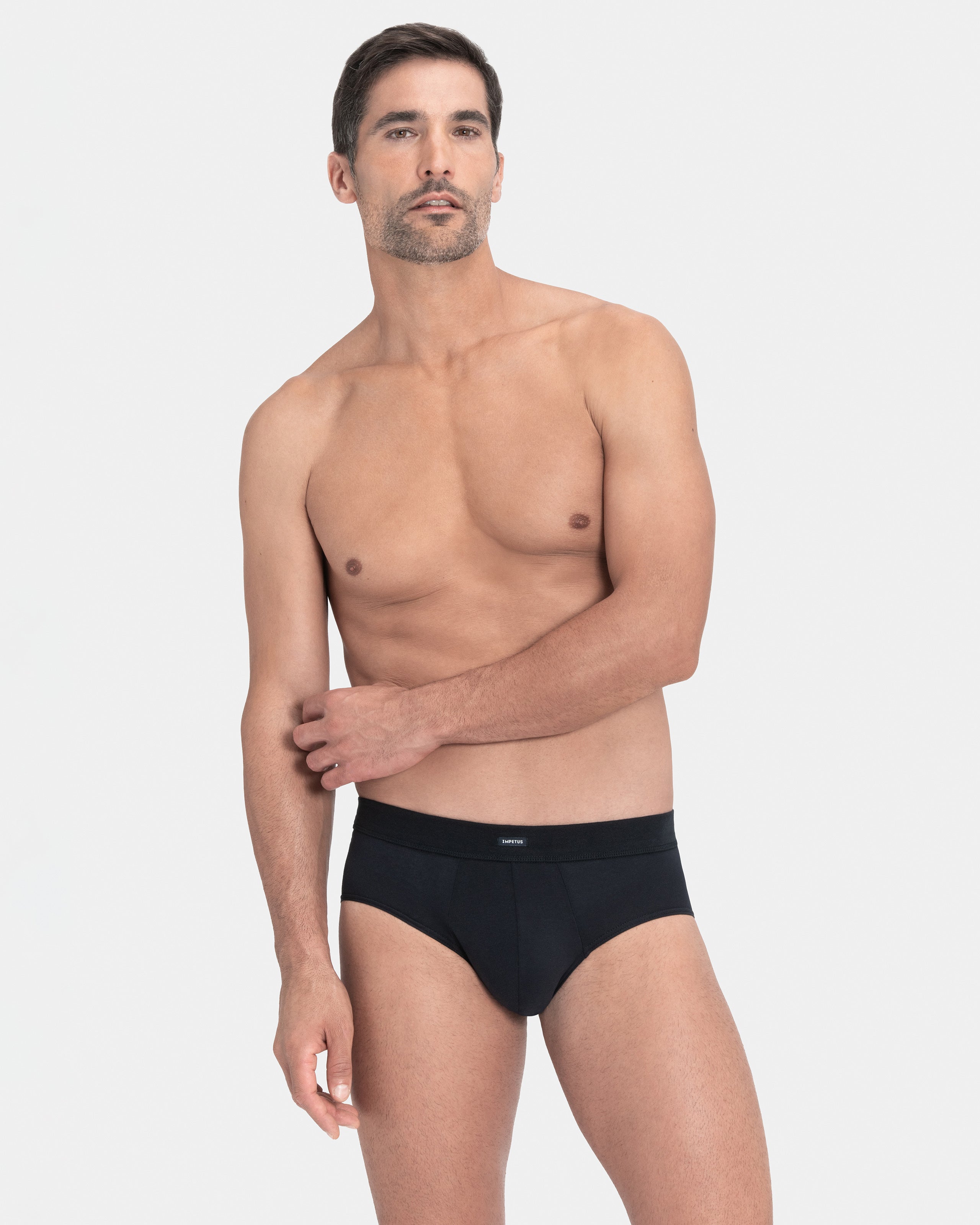 Pack 2 Man's slips in cotton