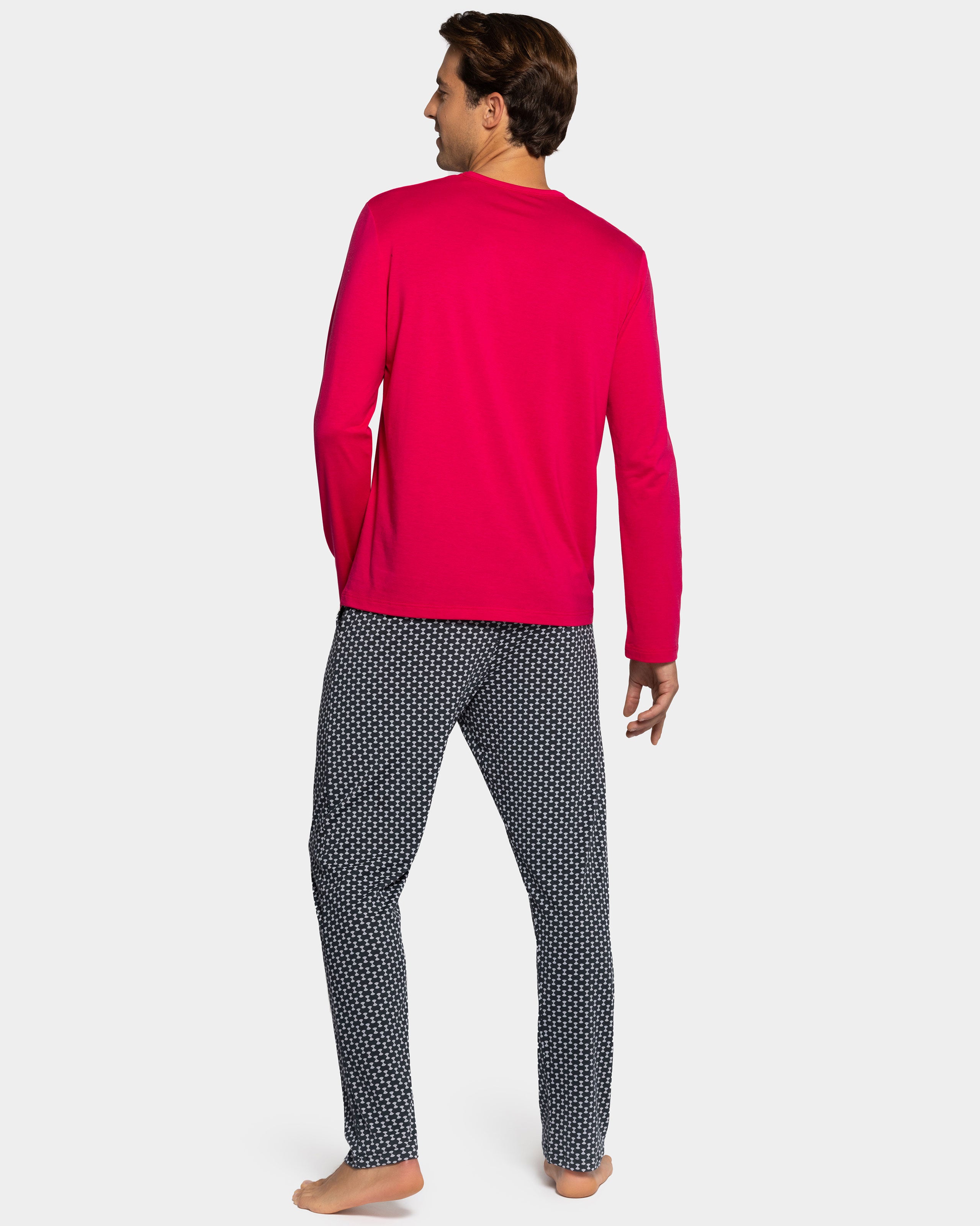 Pyjama micromotif gémétrique