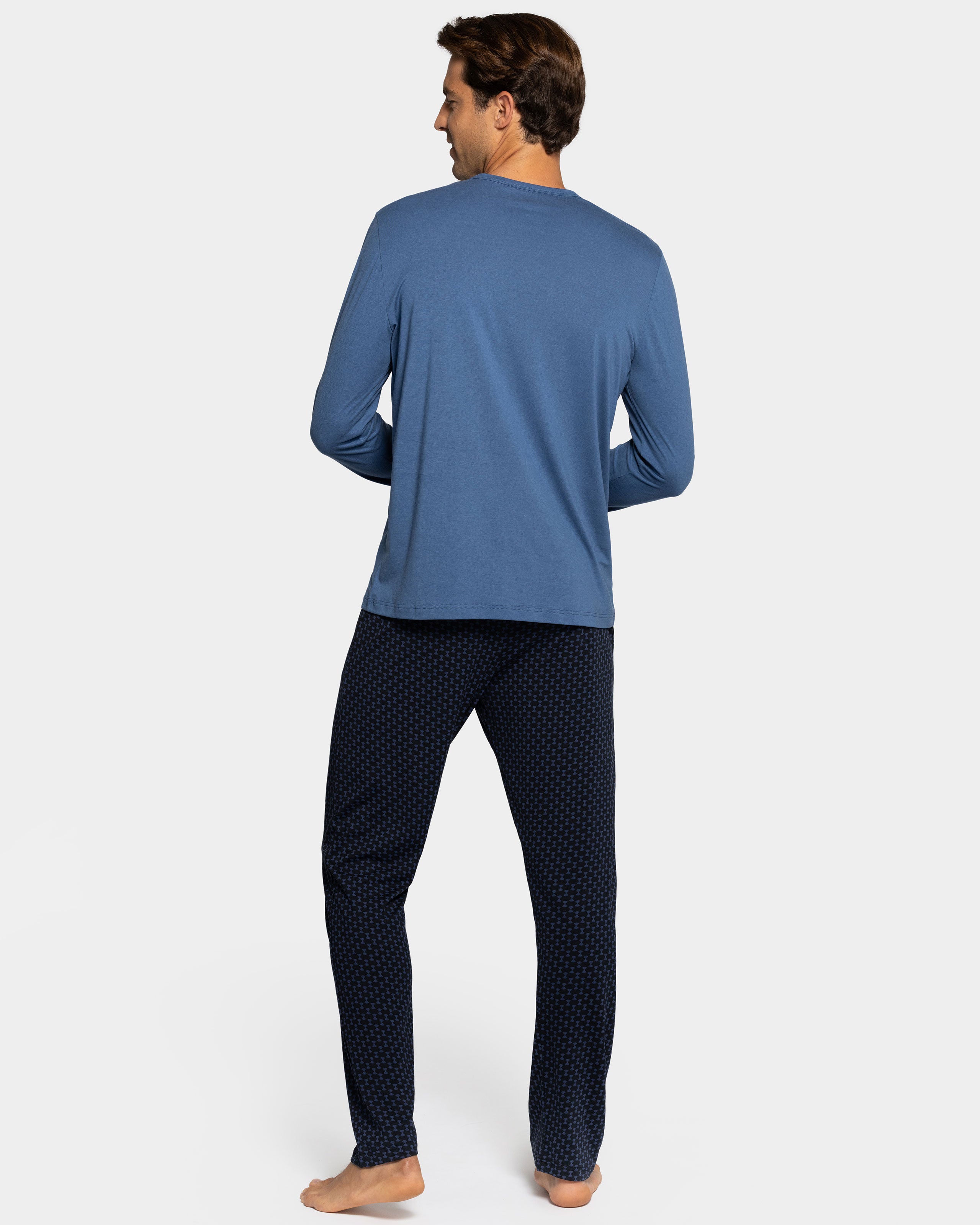 Pyjama micromotif gémétrique