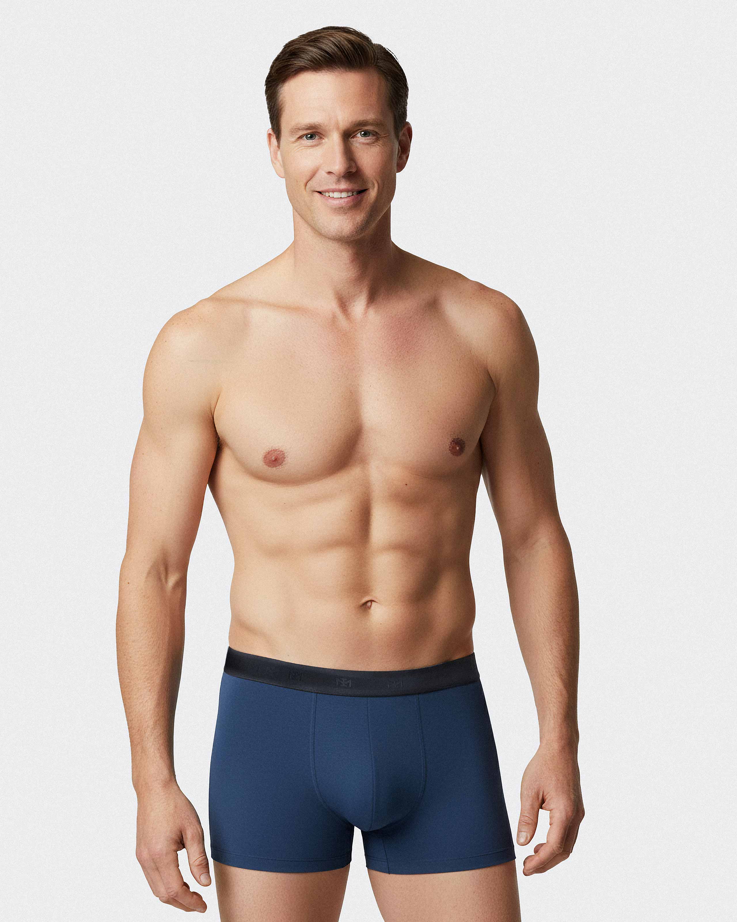 Pack de 2 boxers de punto de hombre en Lyocell