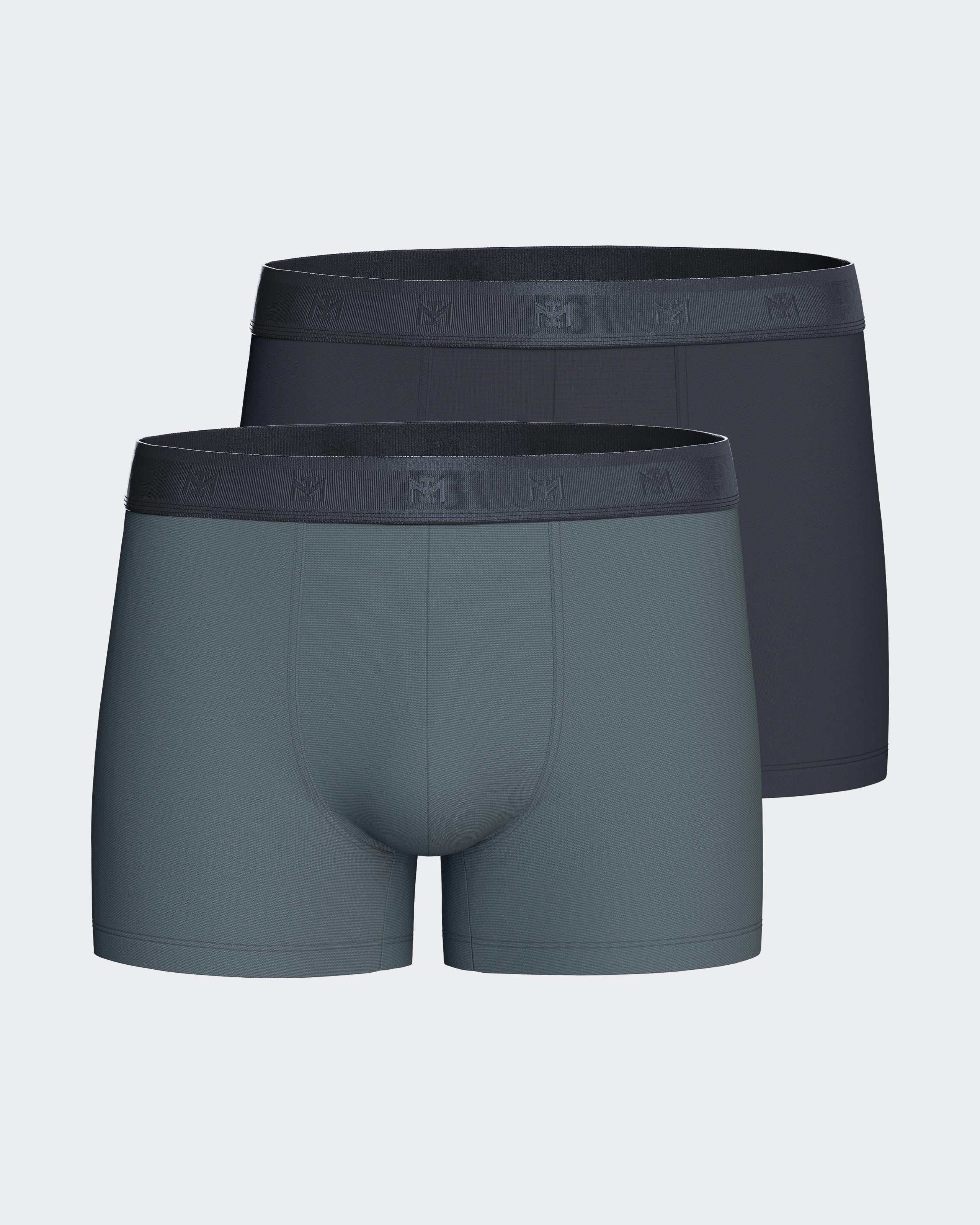 Pack de 2 boxers de punto de hombre en Lyocell