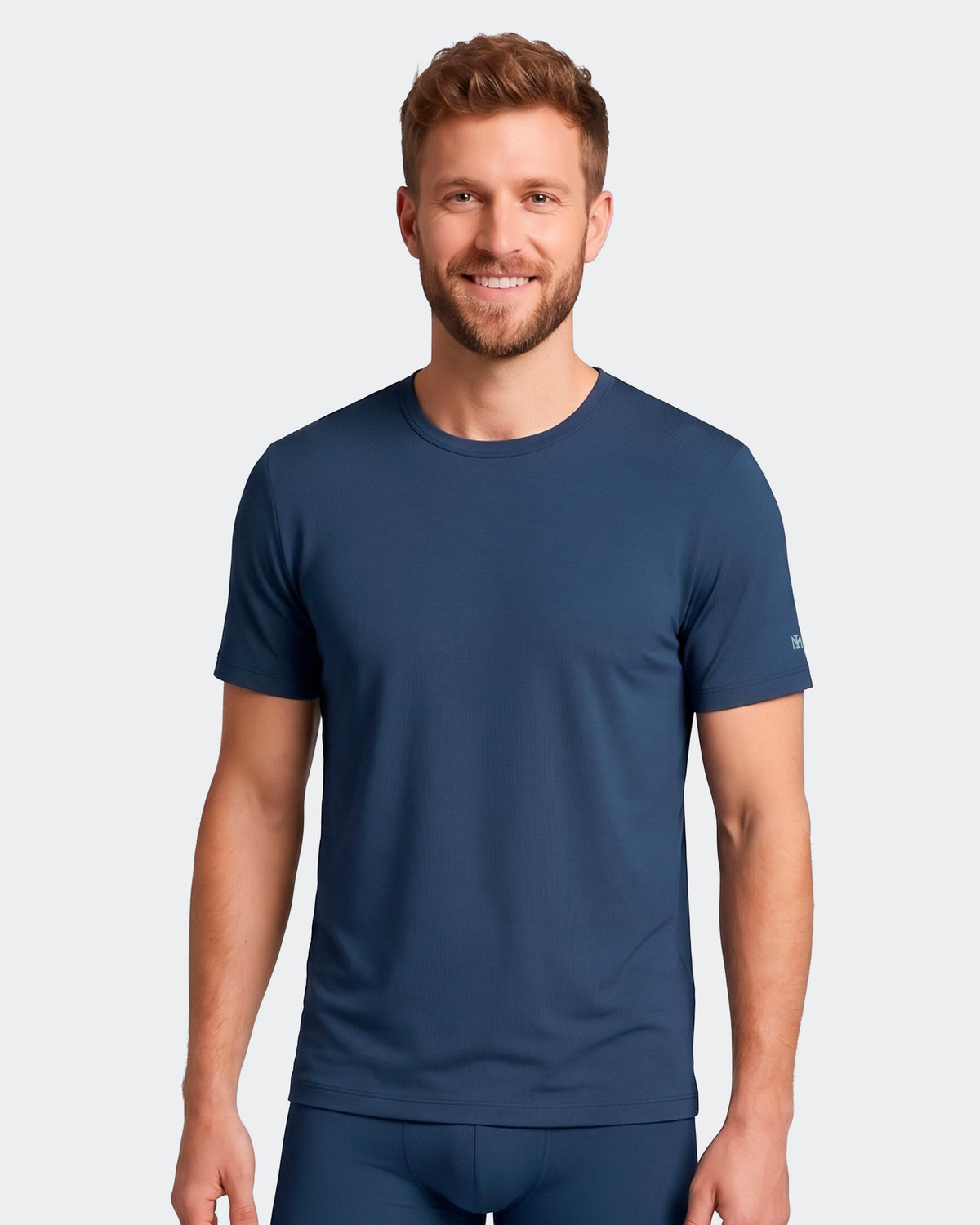 Men's short-sleeved T-shirt in Lyocell cotton