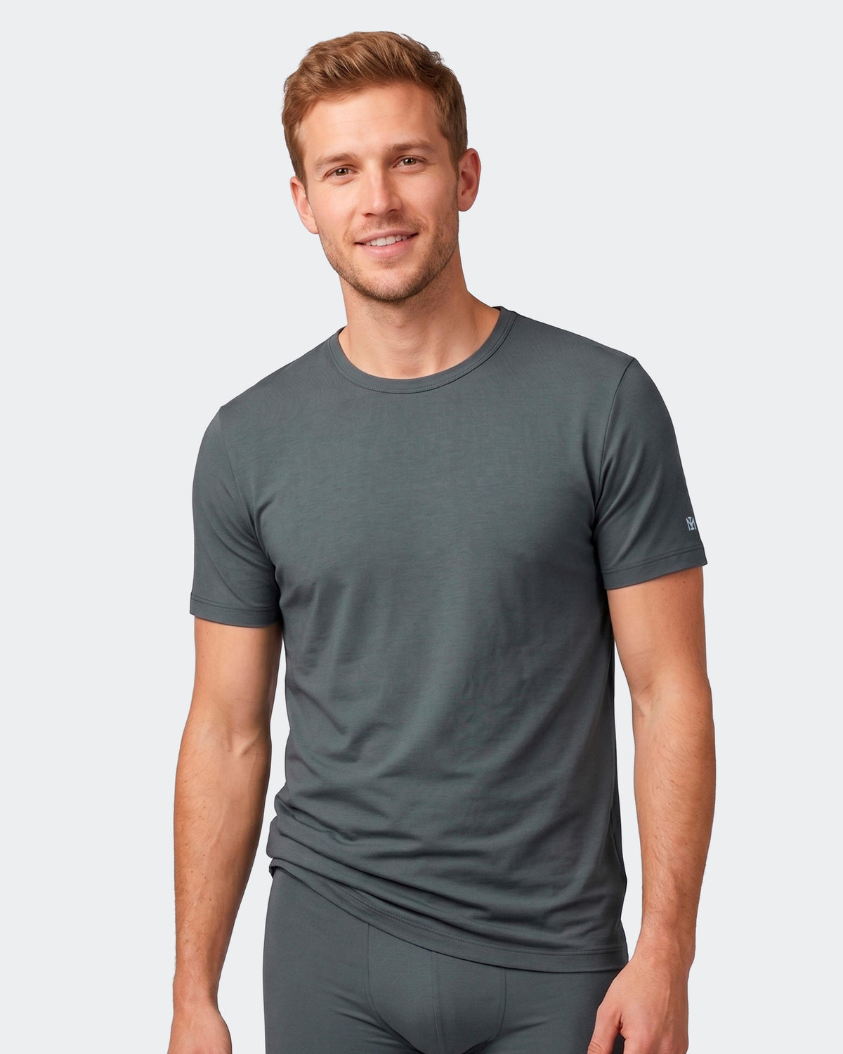 Men's short-sleeved T-shirt in Lyocell cotton