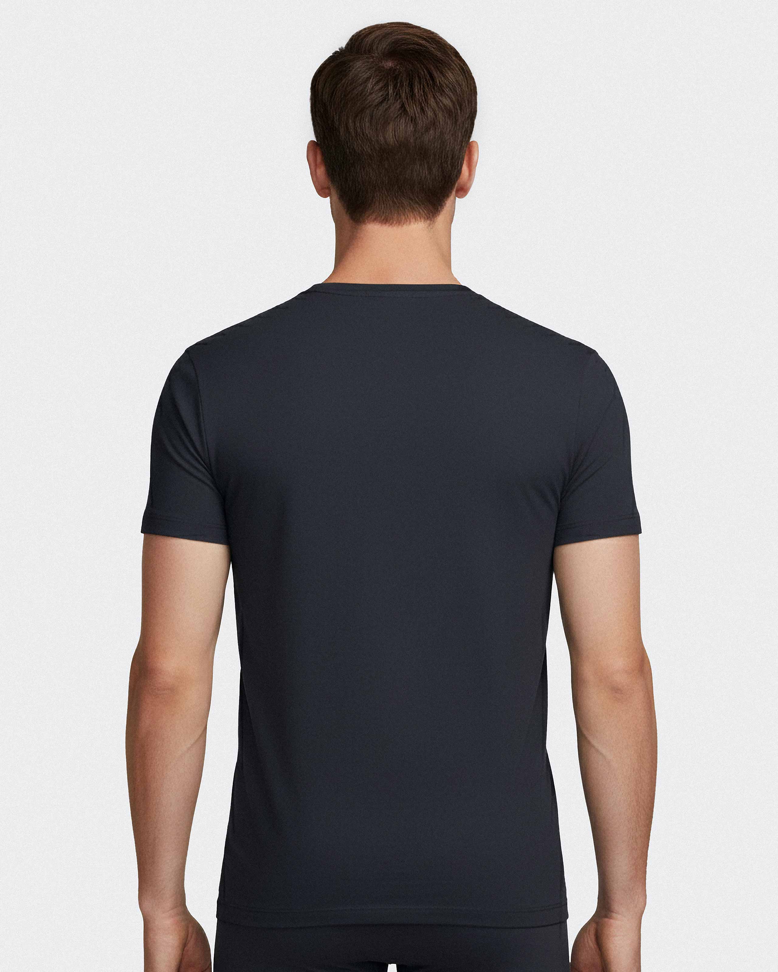 T-shirt manga curta de homem em Algodão Lyocell