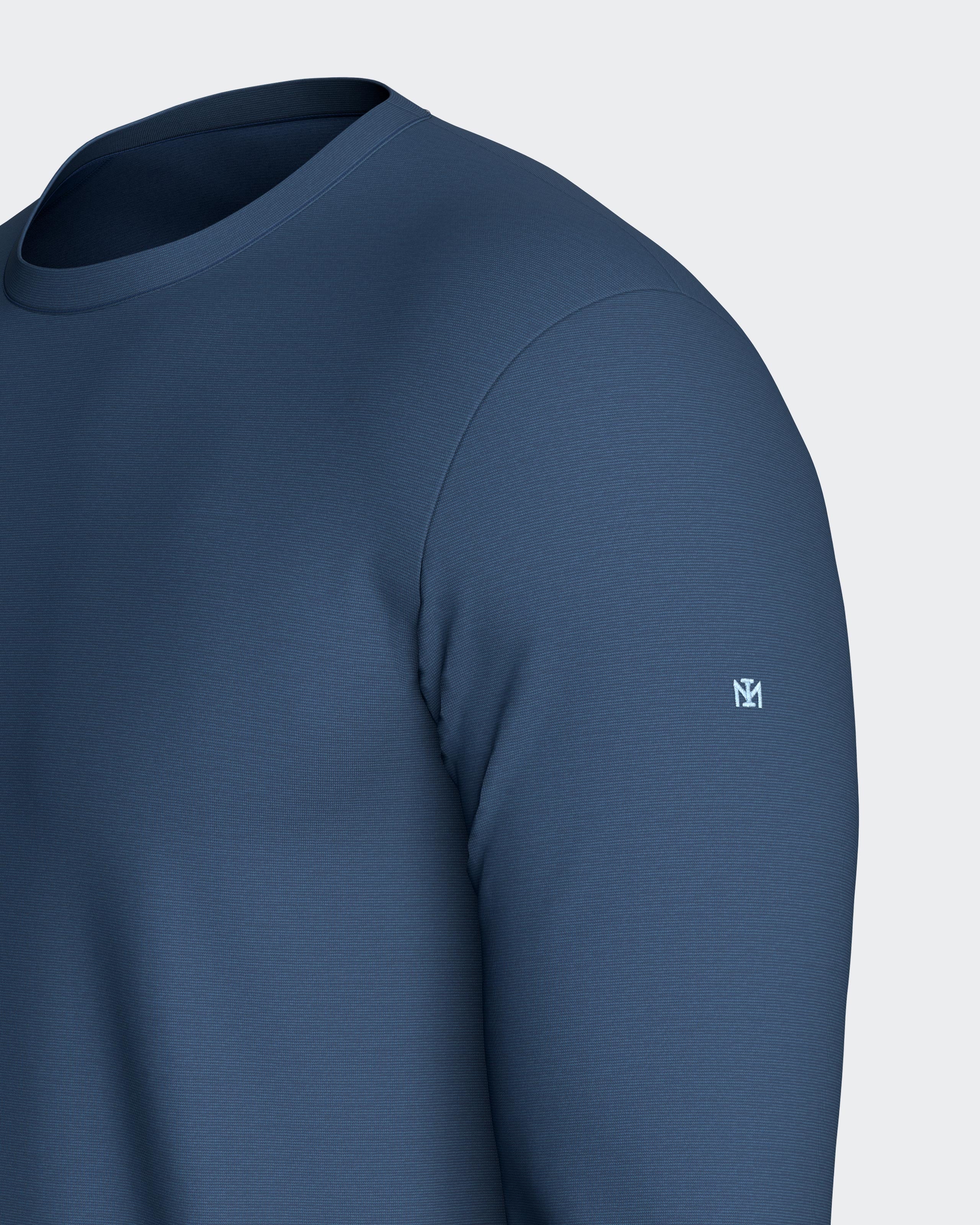 Langarm-T-Shirt für Herren aus Lyocell-Baumwolle