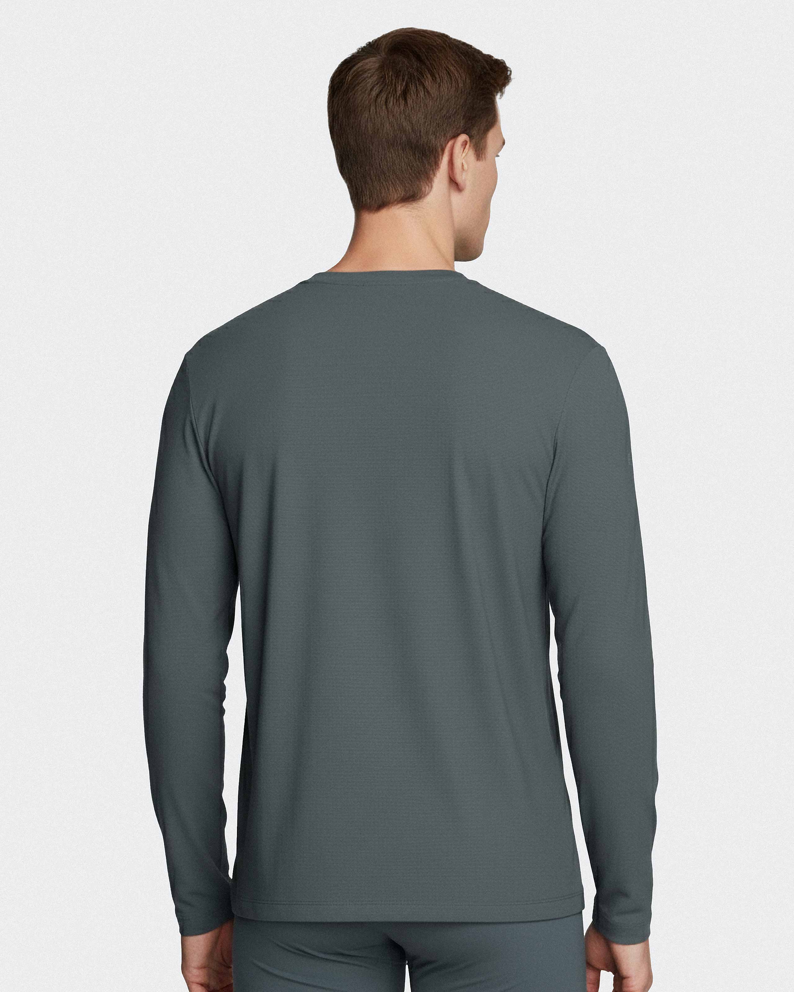 Men's long sleeve t-shirt in Lyocell cotton