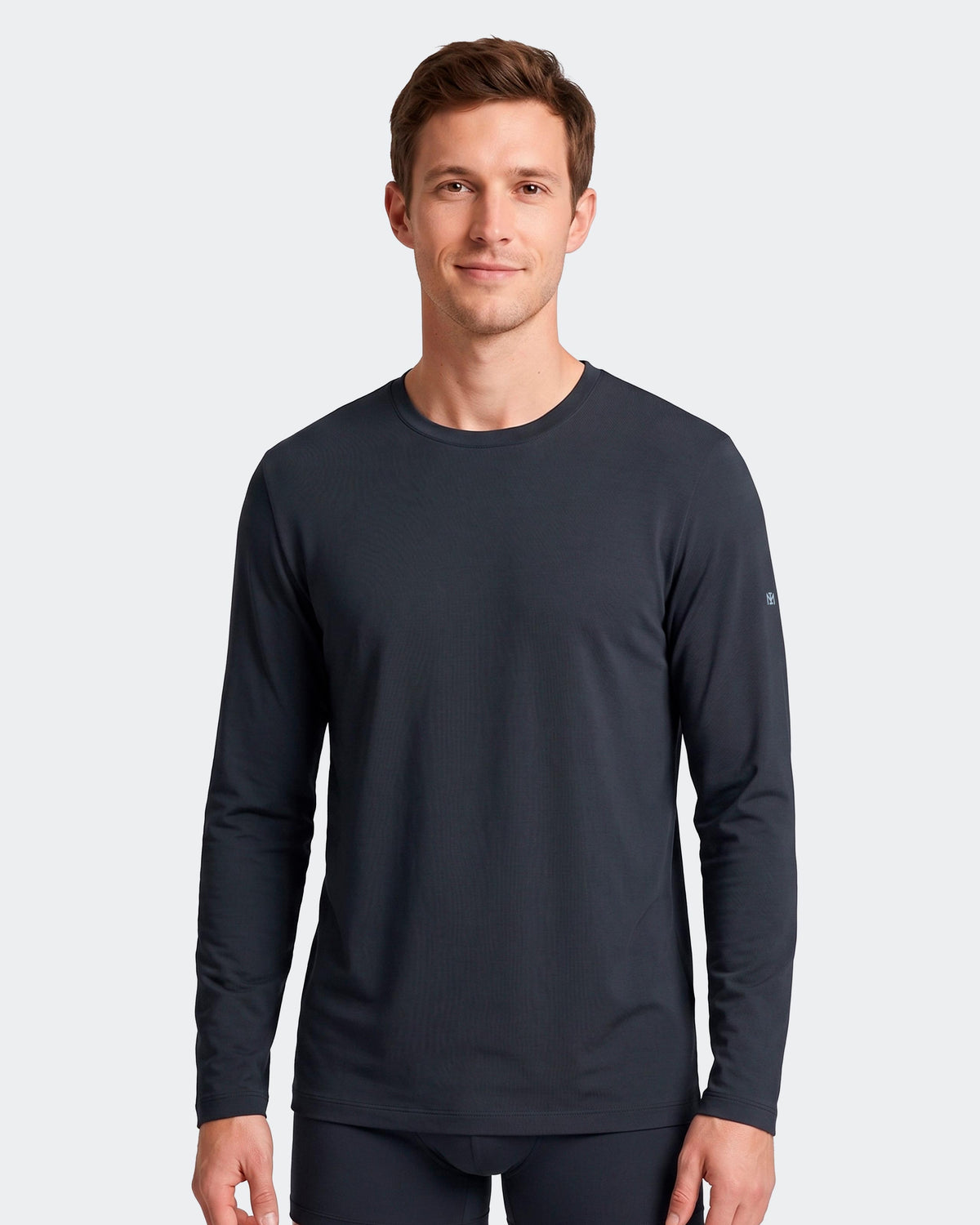 Men's long sleeve t-shirt in Lyocell cotton
