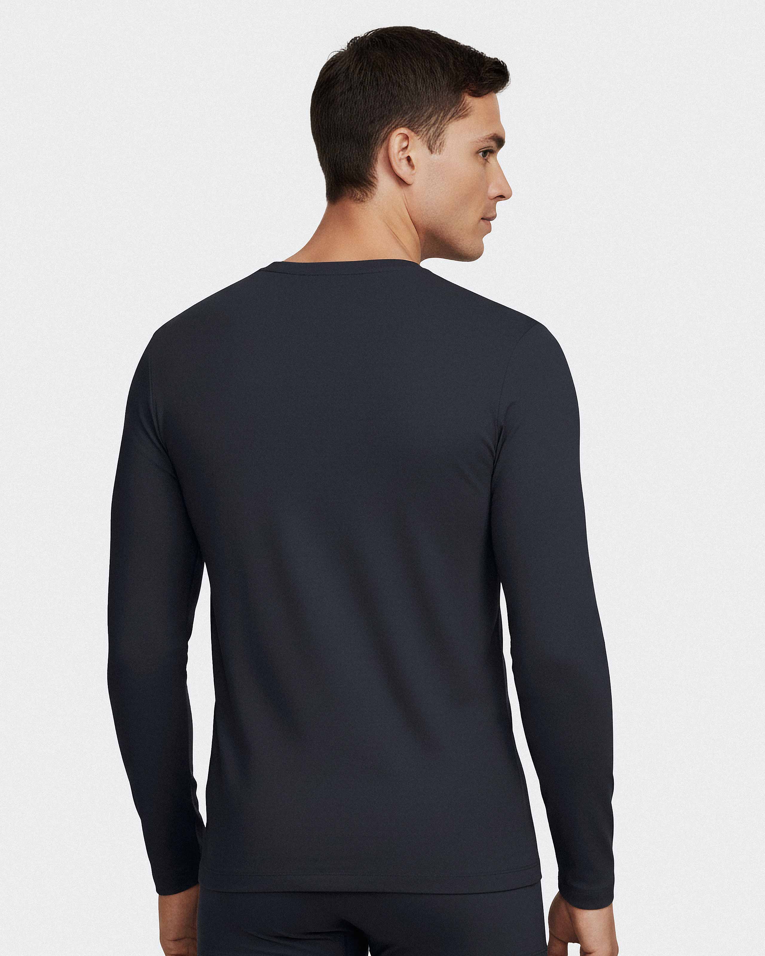 Men's long sleeve t-shirt in Lyocell cotton