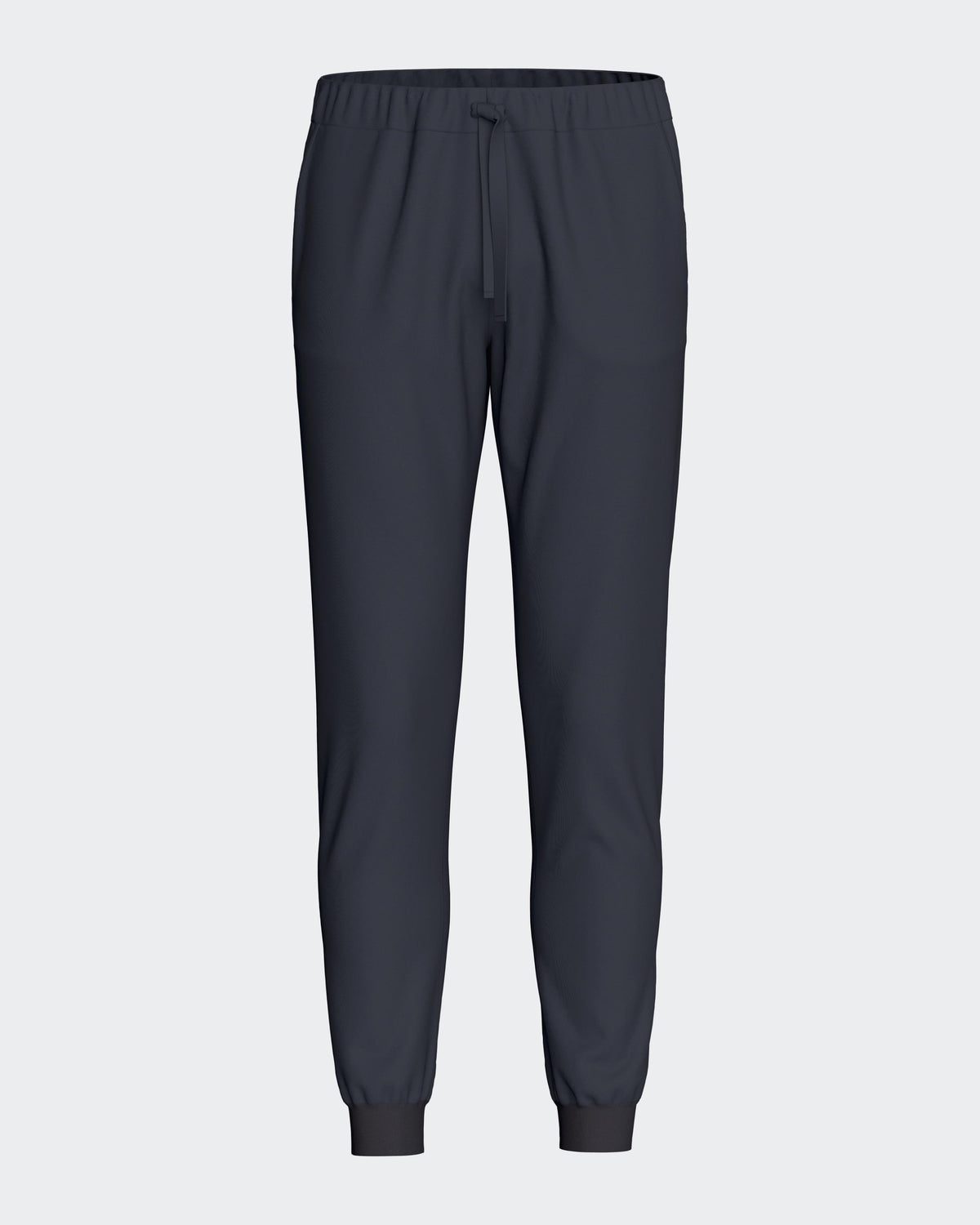 Men's plain trousers in Lyocell cotton