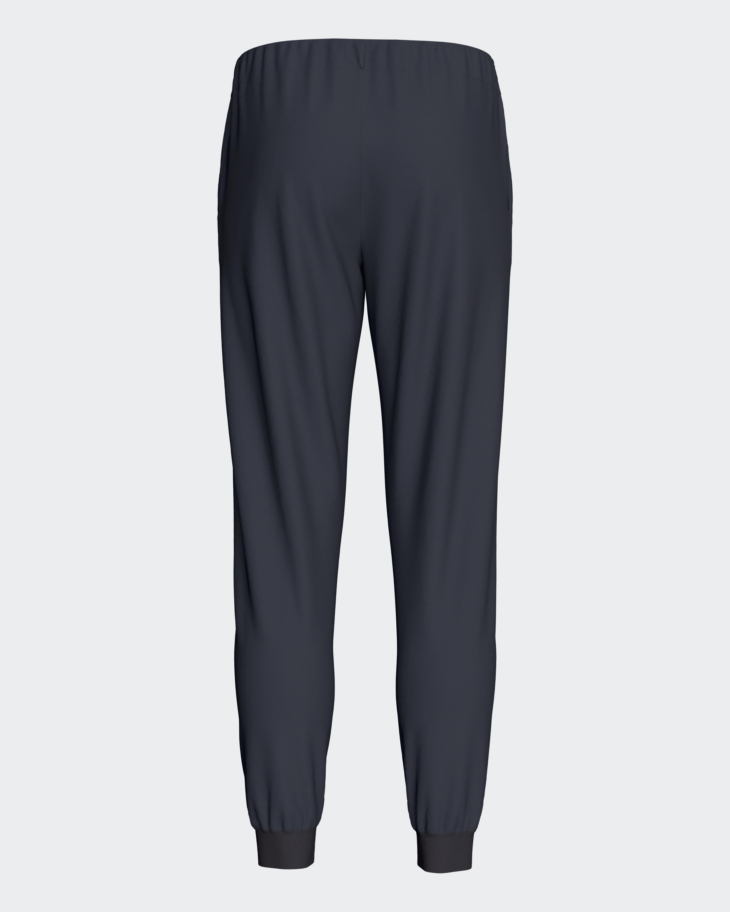 Pantalon uni en Coton Lyocell