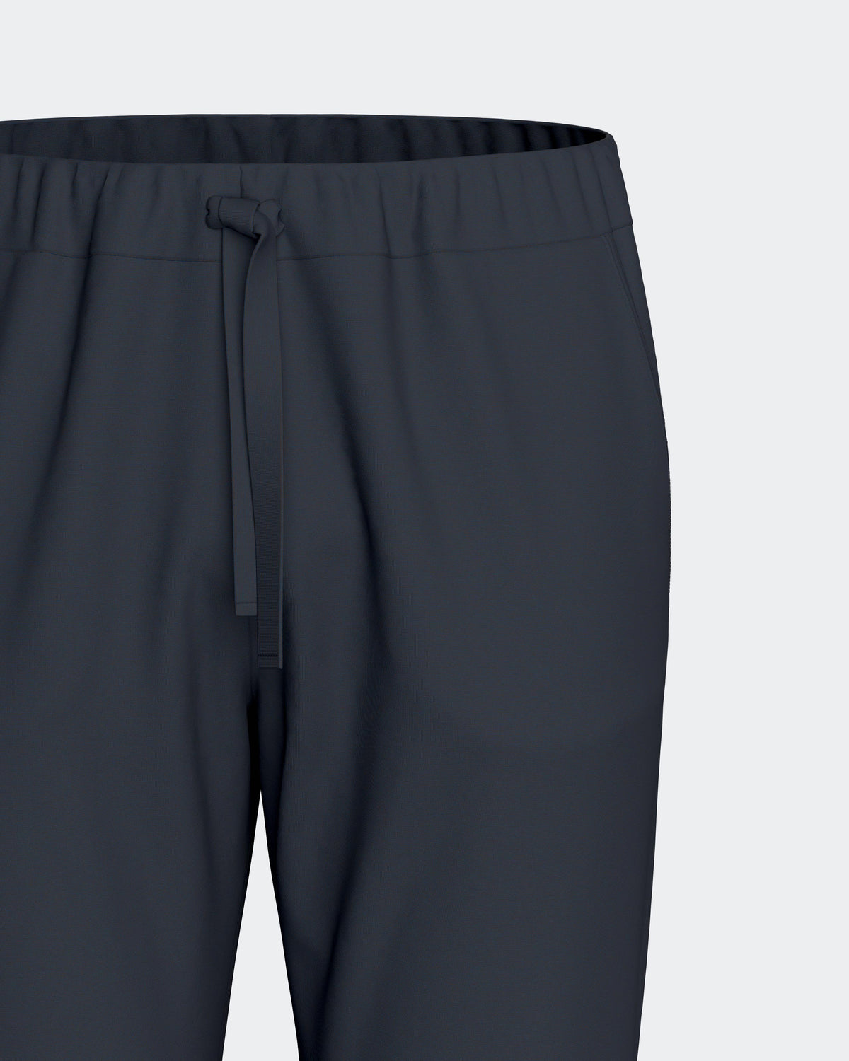 Einfarbige Herrenhose aus Lyocell-Baumwolle